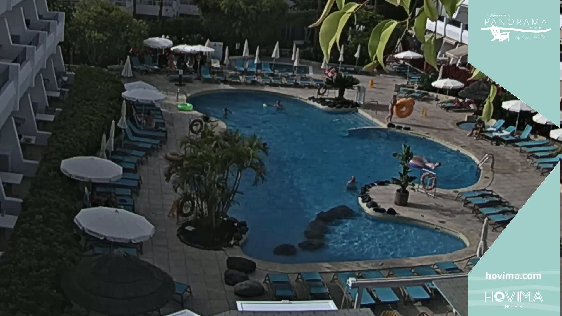 Hovima Panaroma Hotel Pool Live Cam , Costa Adeje - Santa Cruz de Tenerife, Canary Islands, Spain