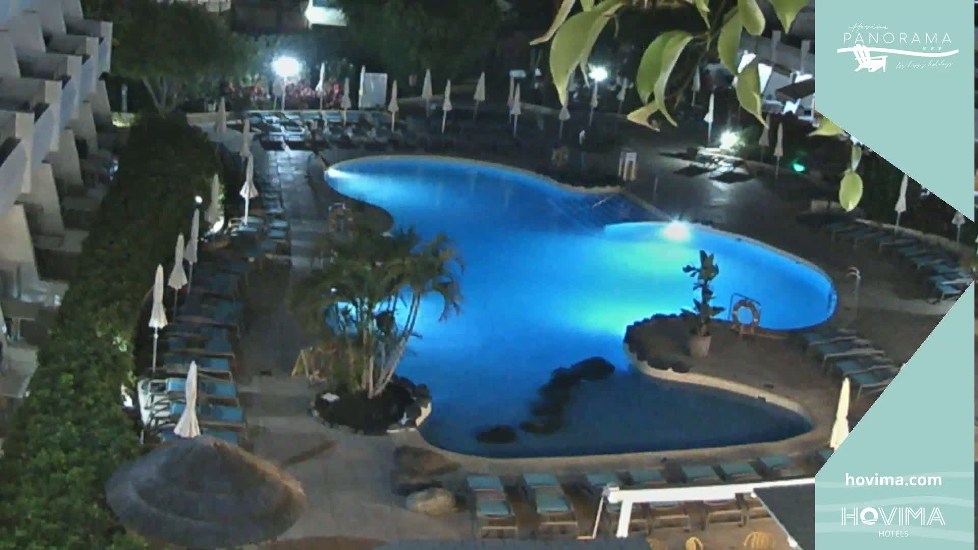 Hovima Panaroma Hotel Pool Live Cam , Costa Adeje - Santa Cruz de Tenerife, Canary Islands, Spain