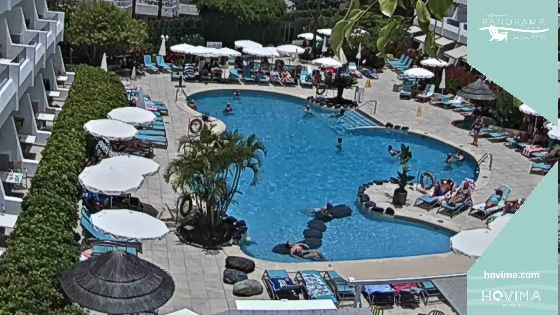 Hovima Panaroma Hotel Pool Live Cam , Costa Adeje - Santa Cruz de Tenerife, Canary Islands, Spain