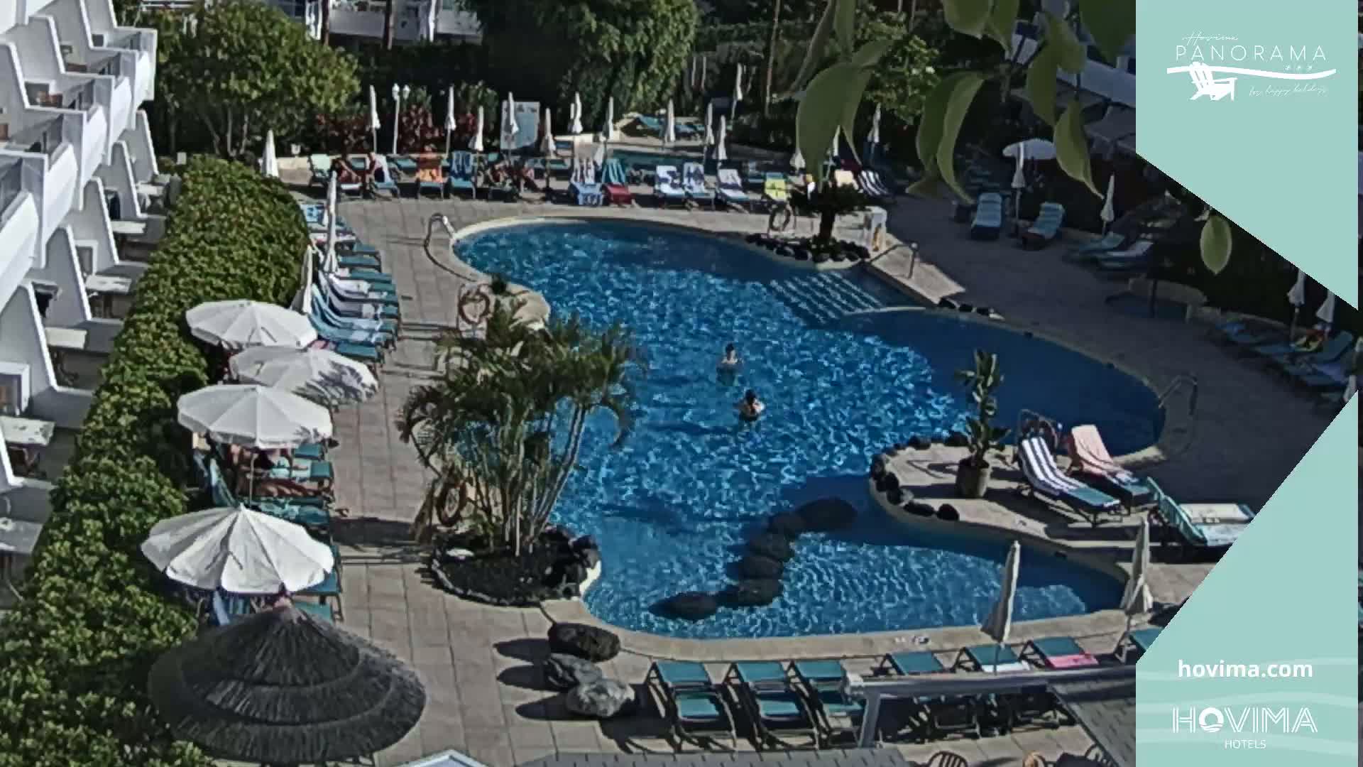 Hovima Panaroma Hotel Pool Live Cam , Costa Adeje - Santa Cruz de Tenerife, Canary Islands, Spain