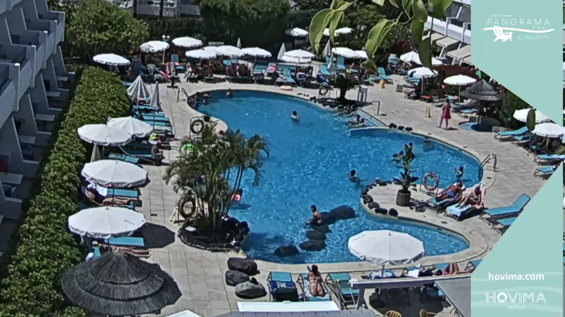 Hovima Panaroma Hotel Pool Live Cam , Costa Adeje - Santa Cruz de Tenerife, Canary Islands, Spain