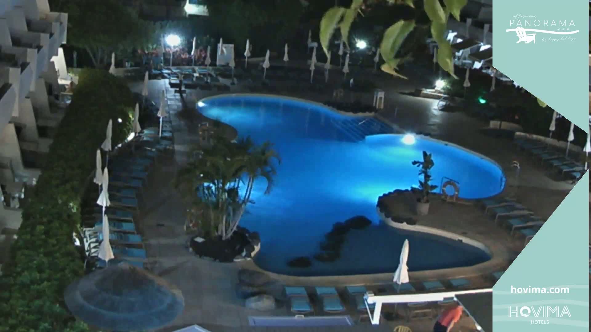 Hovima Panaroma Hotel Pool Live Cam , Costa Adeje - Santa Cruz de Tenerife, Canary Islands, Spain
