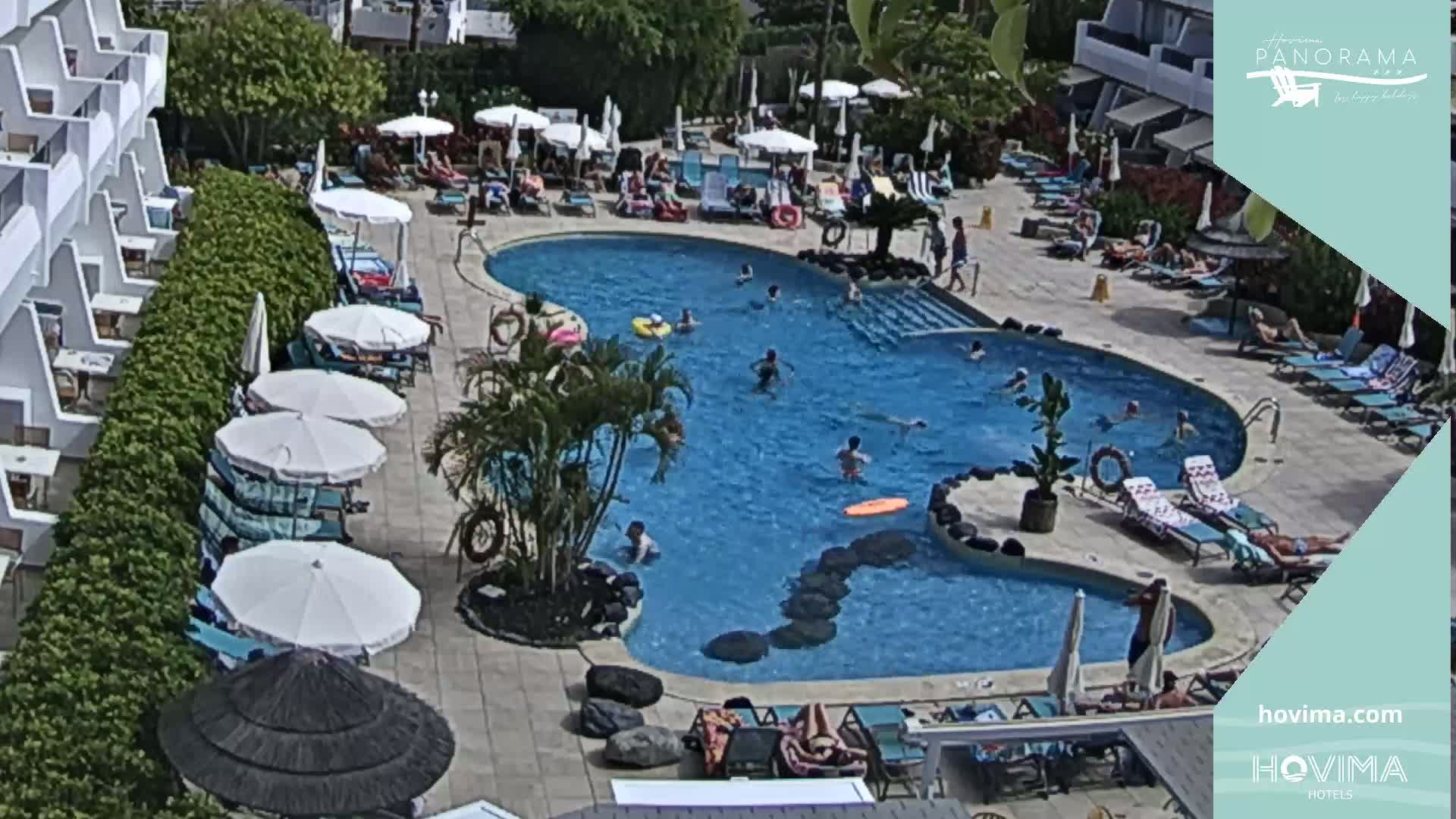 Hovima Panaroma Hotel Pool Live Cam , Costa Adeje - Santa Cruz de Tenerife, Canary Islands, Spain