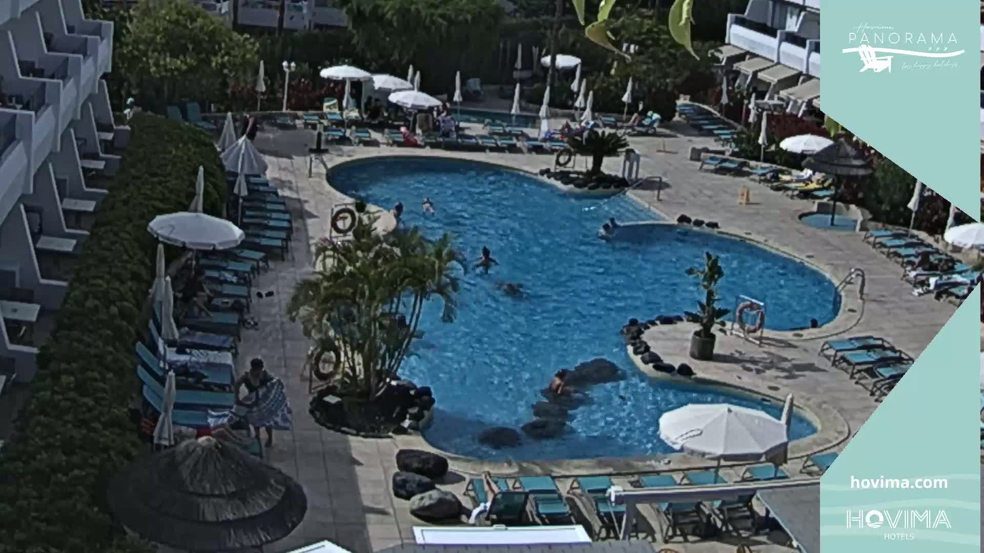 Hovima Panaroma Hotel Pool Live Cam , Costa Adeje - Santa Cruz de Tenerife, Canary Islands, Spain