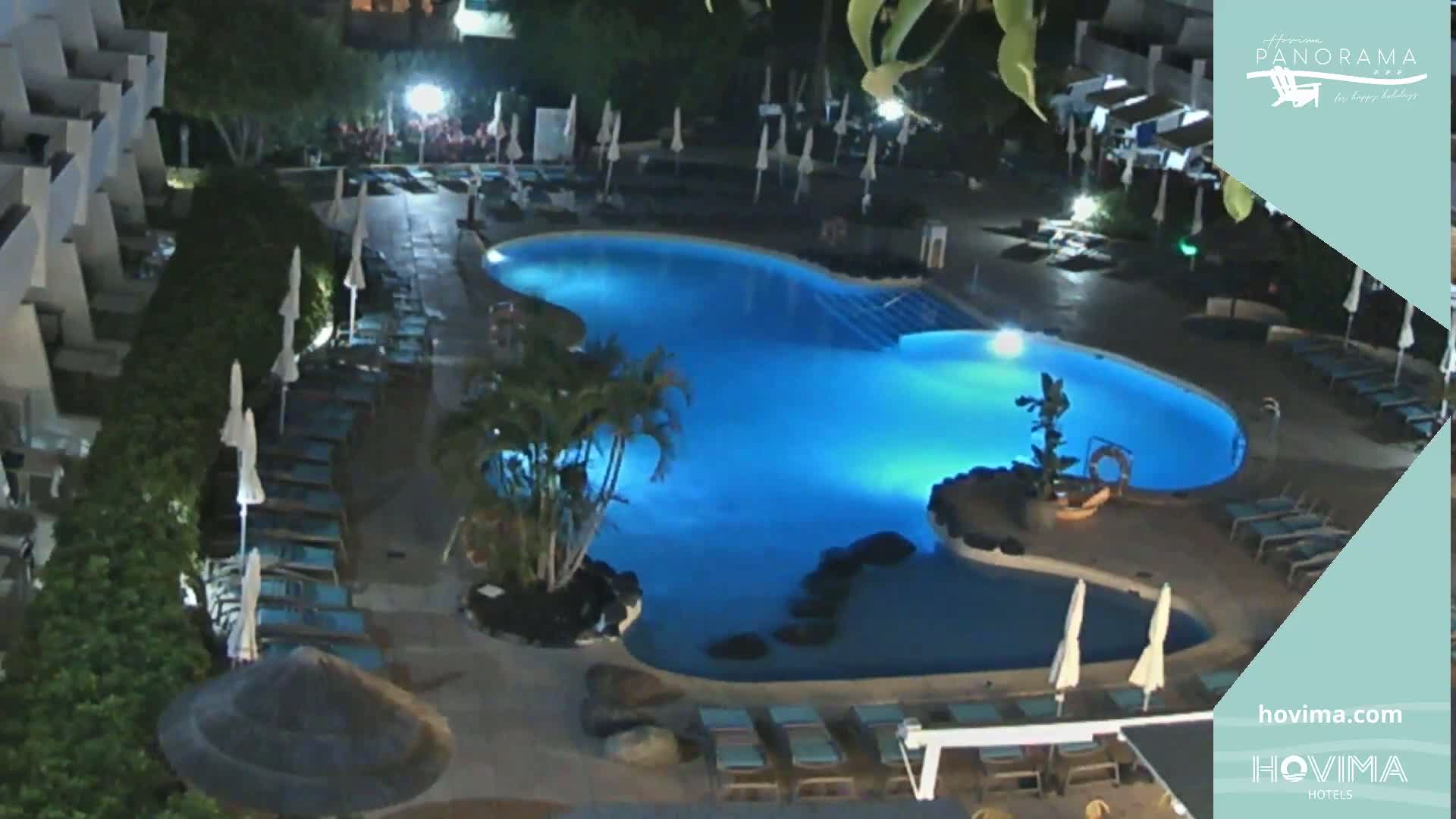 Hovima Panaroma Hotel Pool Live Cam , Costa Adeje - Santa Cruz de Tenerife, Canary Islands, Spain