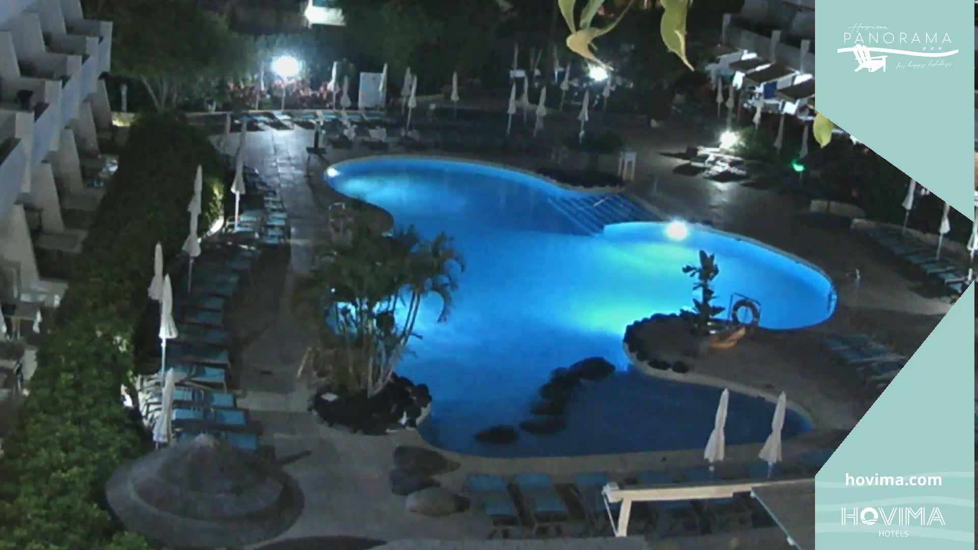 Hovima Panaroma Hotel Pool Live Cam , Costa Adeje - Santa Cruz de Tenerife, Canary Islands, Spain