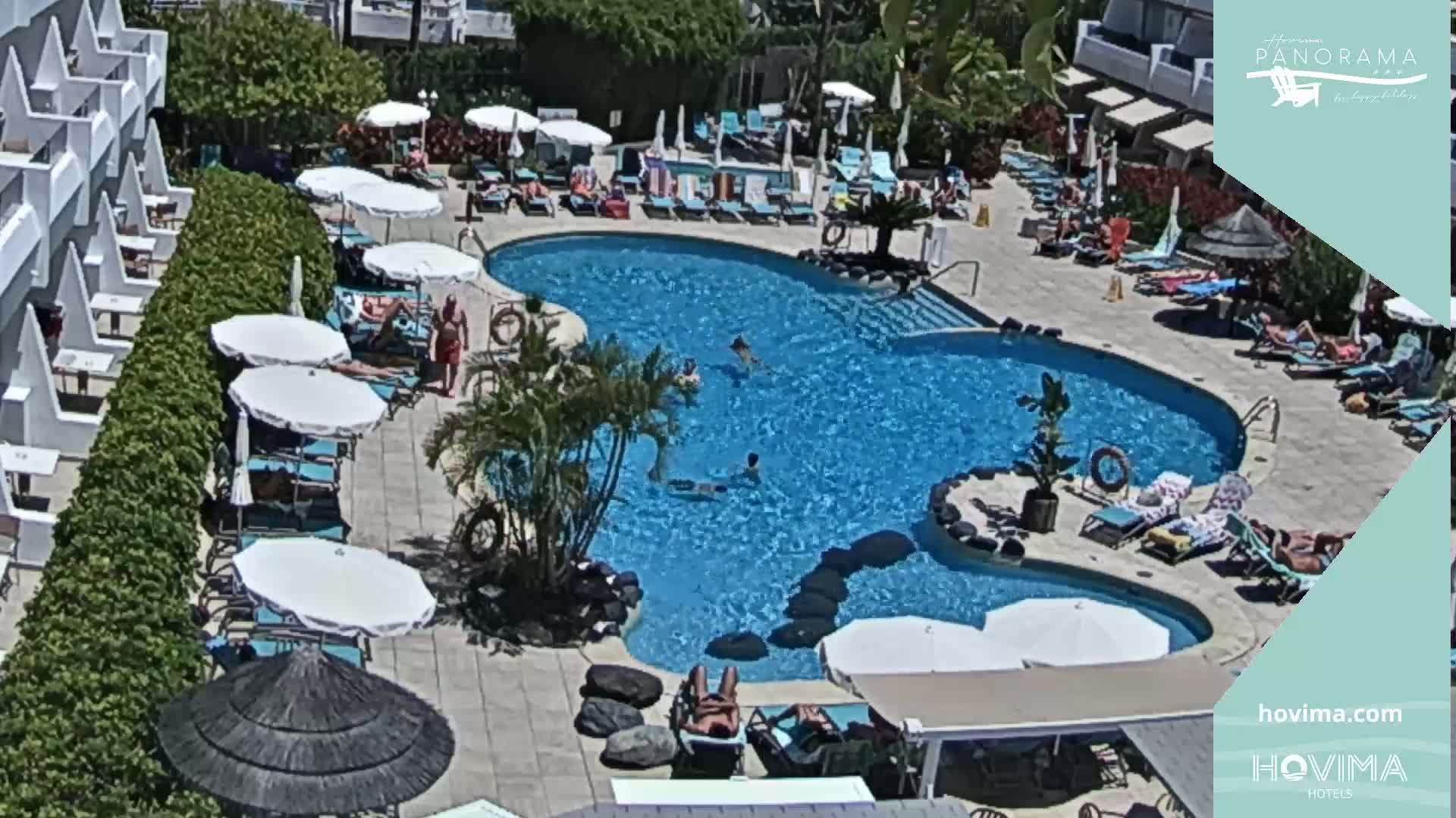 Hovima Panaroma Hotel Pool Live Cam , Costa Adeje - Santa Cruz de Tenerife, Canary Islands, Spain