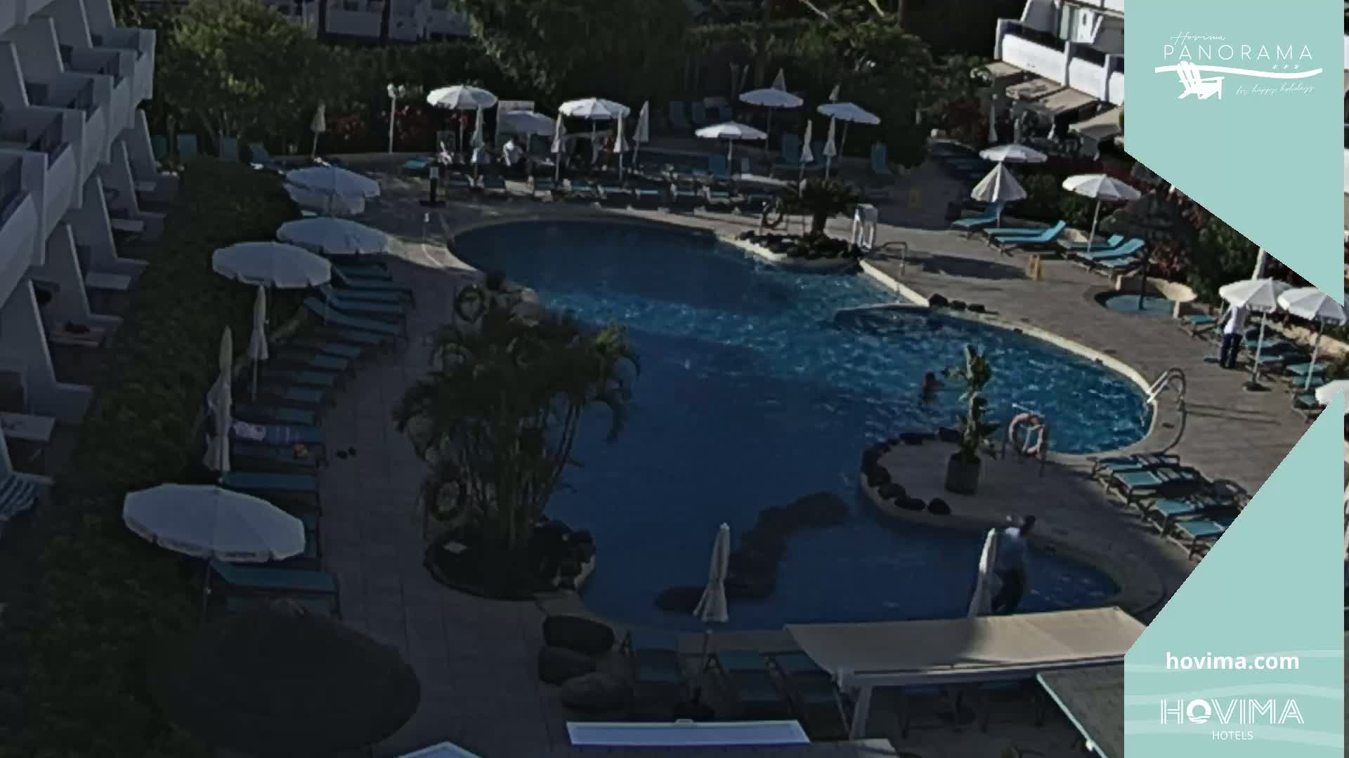 Hovima Panaroma Hotel Pool Live Cam , Costa Adeje - Santa Cruz de Tenerife, Canary Islands, Spain