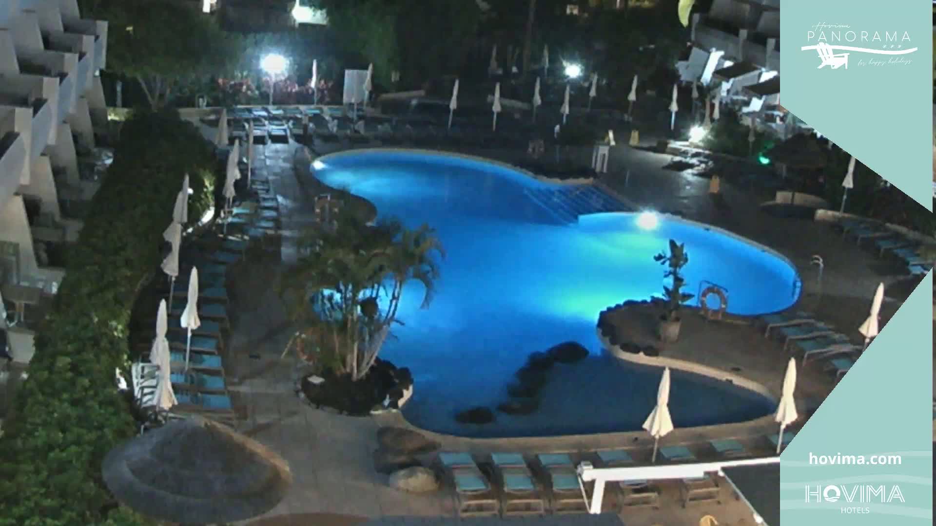 Hovima Panaroma Hotel Pool Live Cam , Costa Adeje - Santa Cruz de Tenerife, Canary Islands, Spain