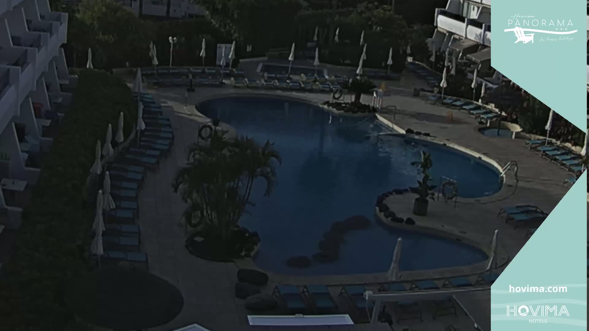 Hovima Panaroma Hotel Pool Live Cam , Costa Adeje - Santa Cruz de Tenerife, Canary Islands, Spain