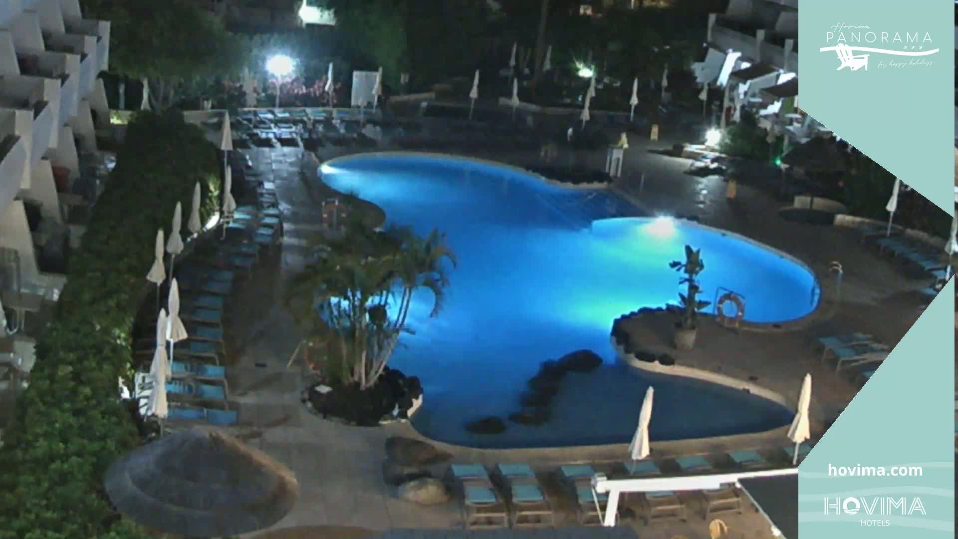 Hovima Panaroma Hotel Pool Live Cam , Costa Adeje - Santa Cruz de Tenerife, Canary Islands, Spain