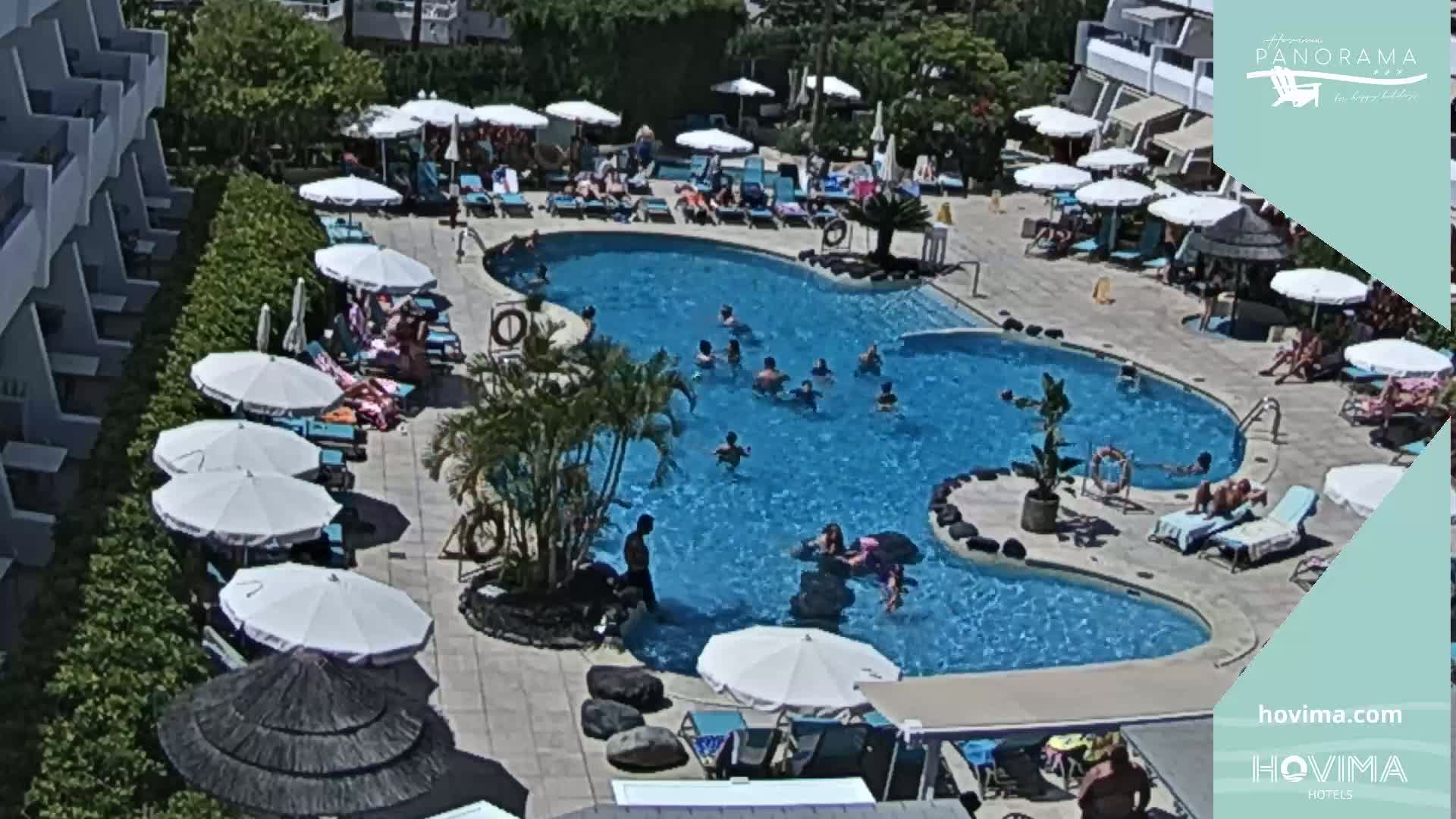 Hovima Panaroma Hotel Pool Live Cam , Costa Adeje - Santa Cruz de Tenerife, Canary Islands, Spain