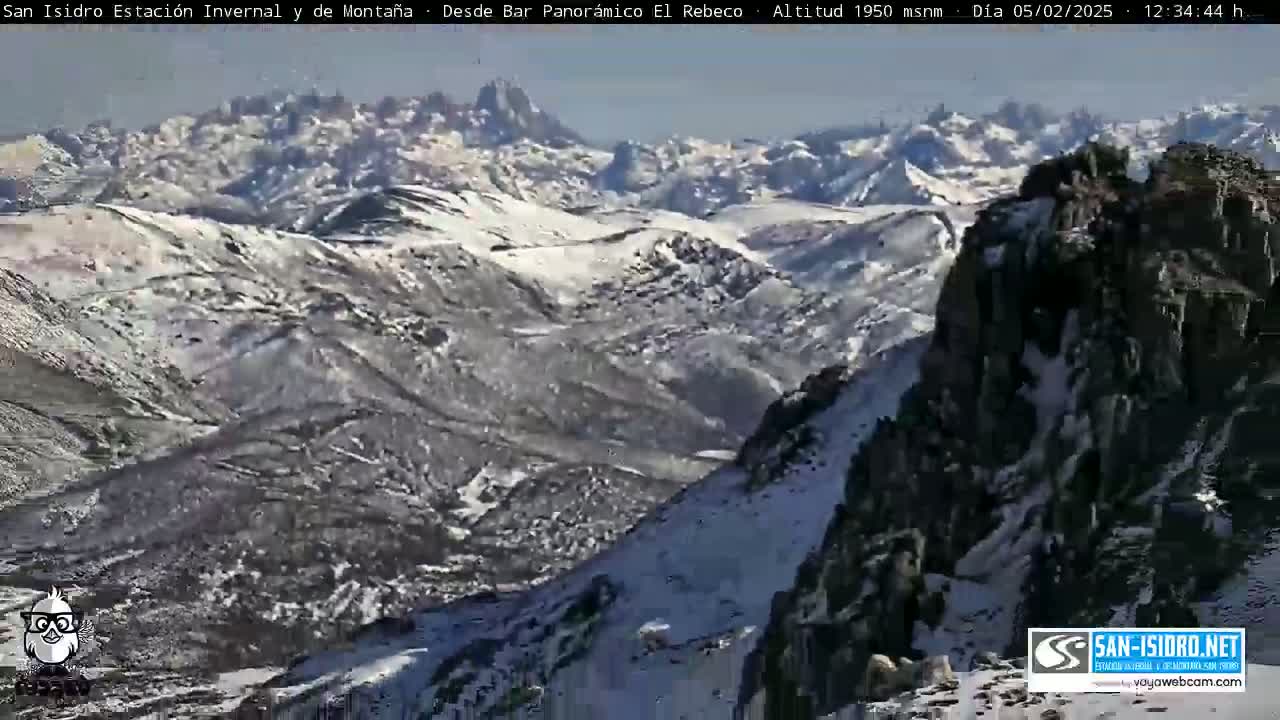 Estación San Isidro Ski Slopes Live Cam - León, Castile&Leon, Spain