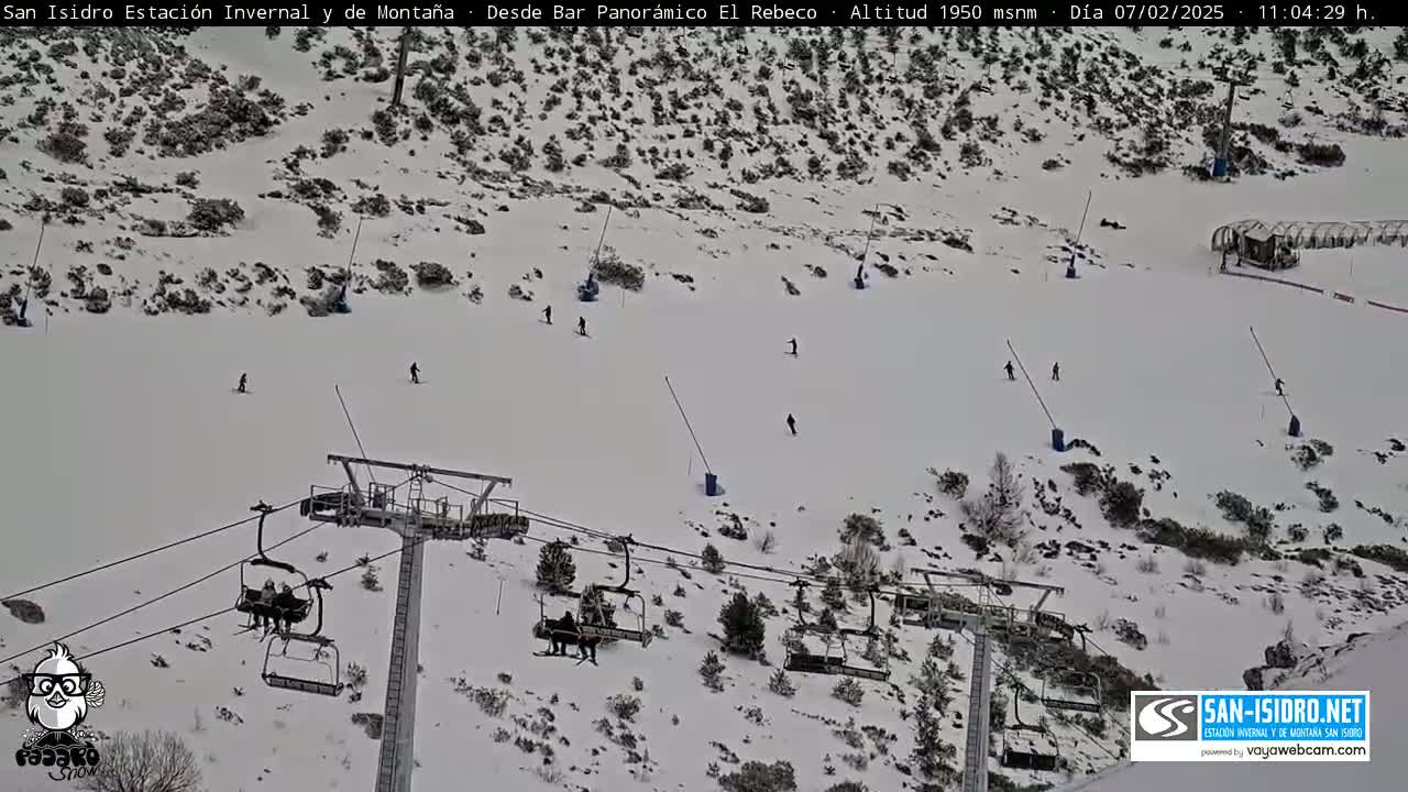 Estación San Isidro Ski Slopes Live Cam - León, Castile&Leon, Spain