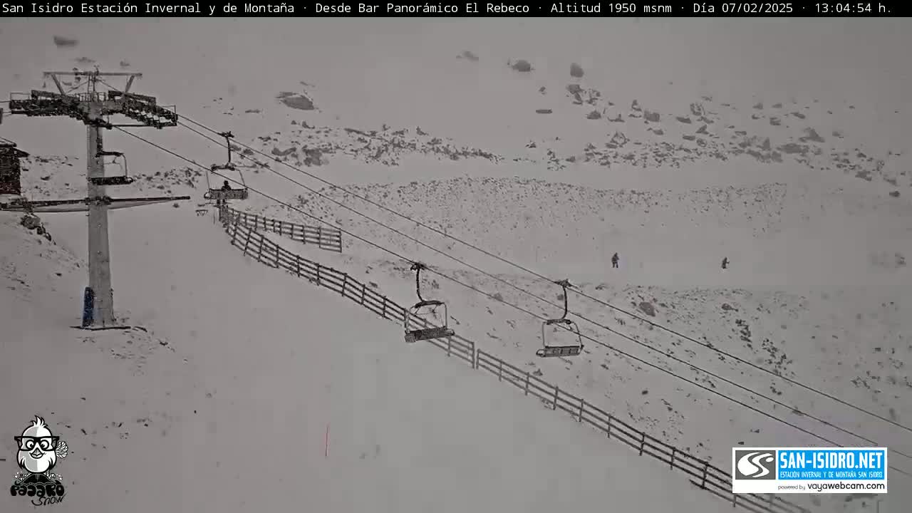 Estación San Isidro Ski Slopes Live Cam - León, Castile&Leon, Spain