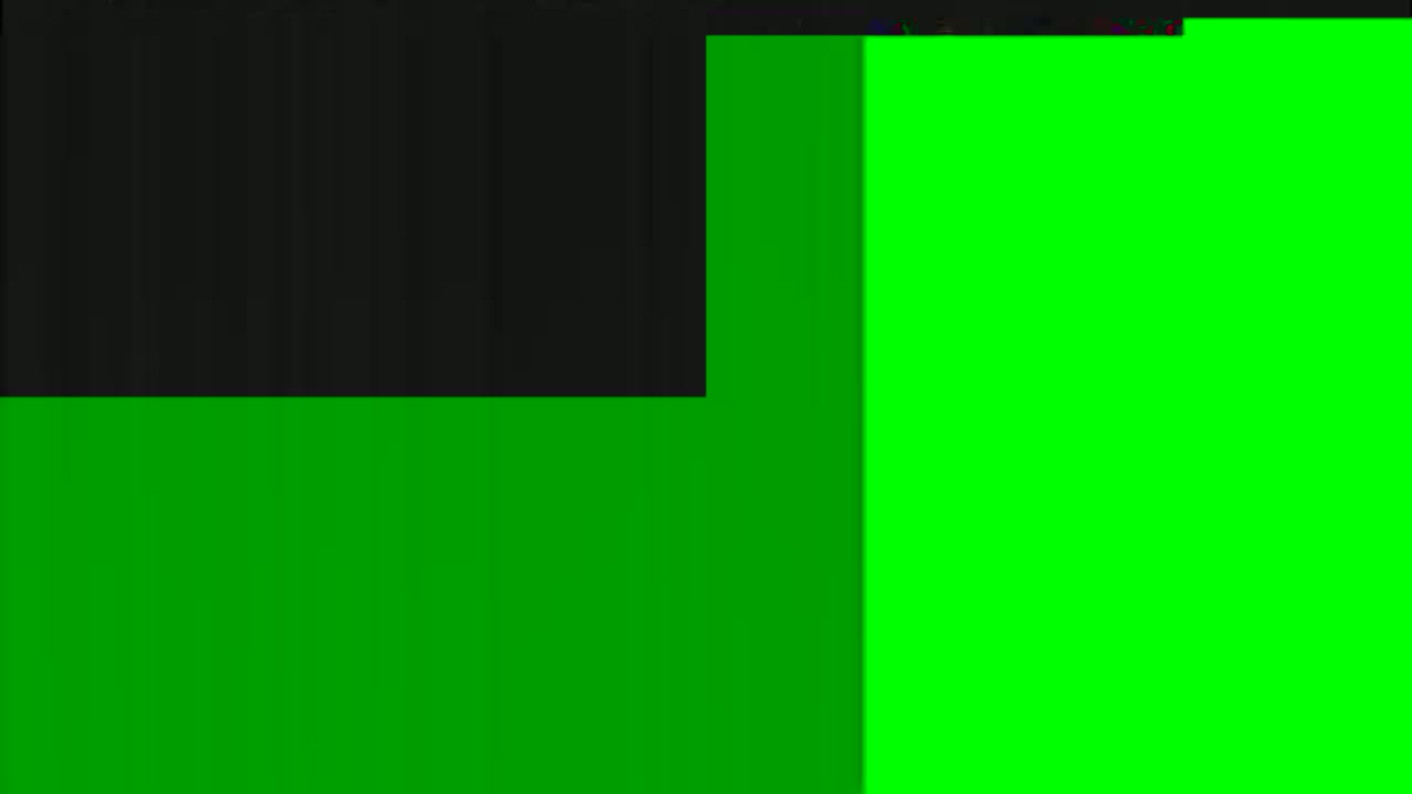 The image shows a black and green abstract pattern.