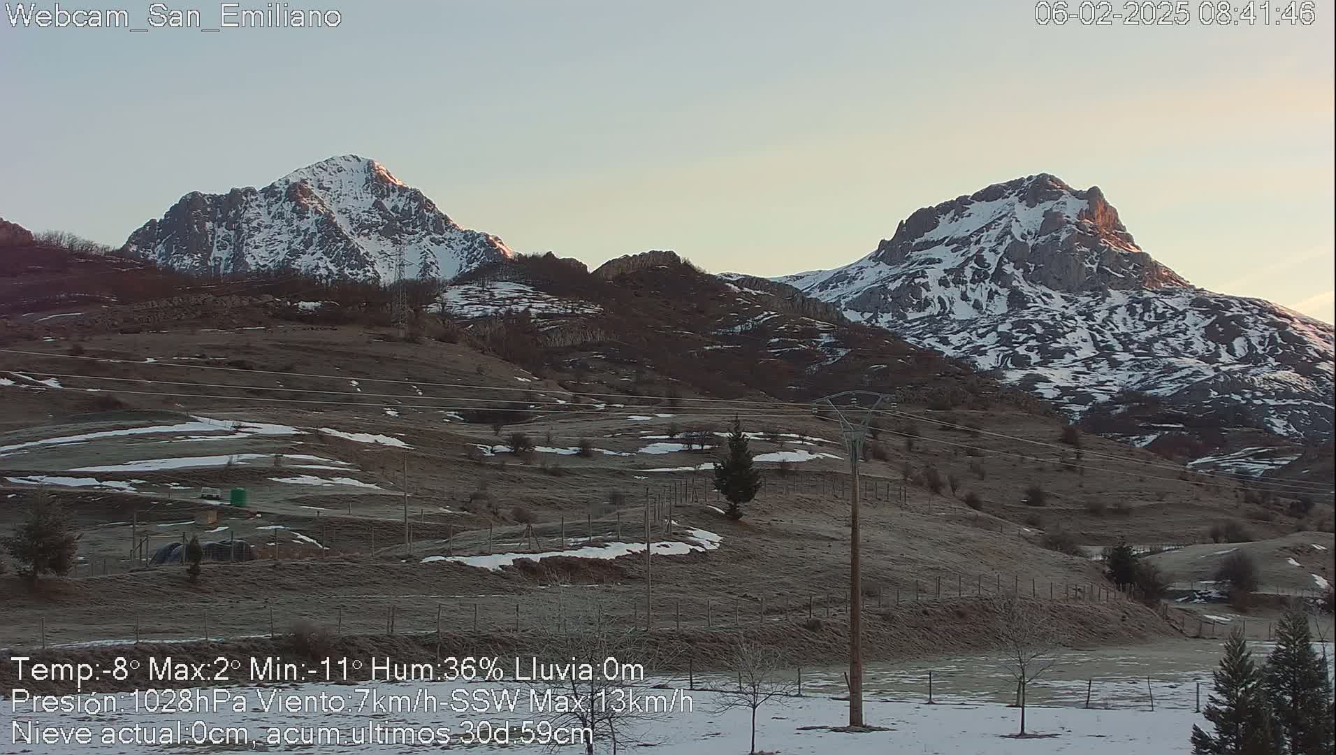 Peña Ubiña (Ubina Mount Peaks) From Babia  Panaromic Live Cam - León, Castile&Leon, Spain