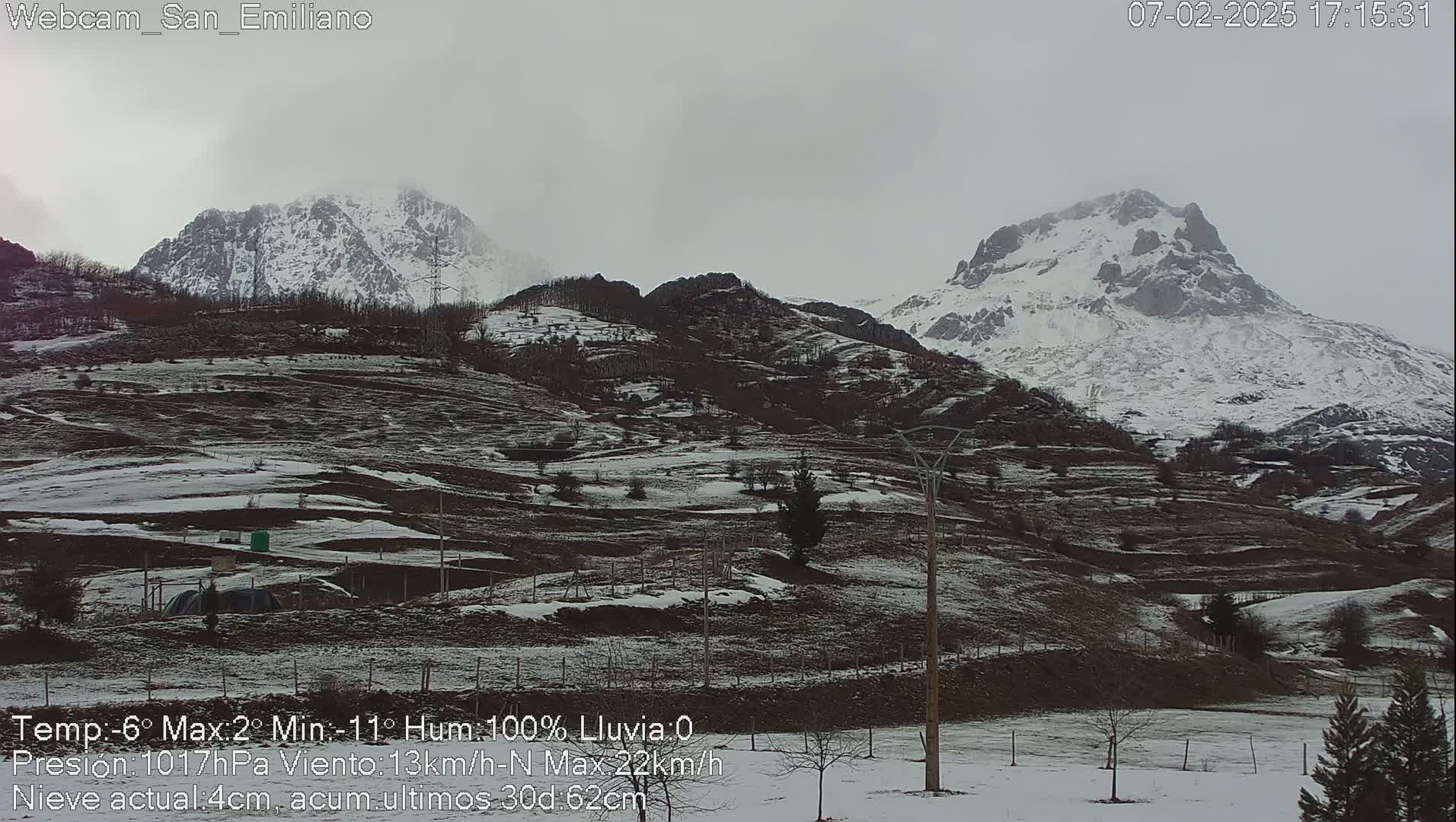 Peña Ubiña (Ubina Mount Peaks) From Babia  Panaromic Live Cam - León, Castile&Leon, Spain