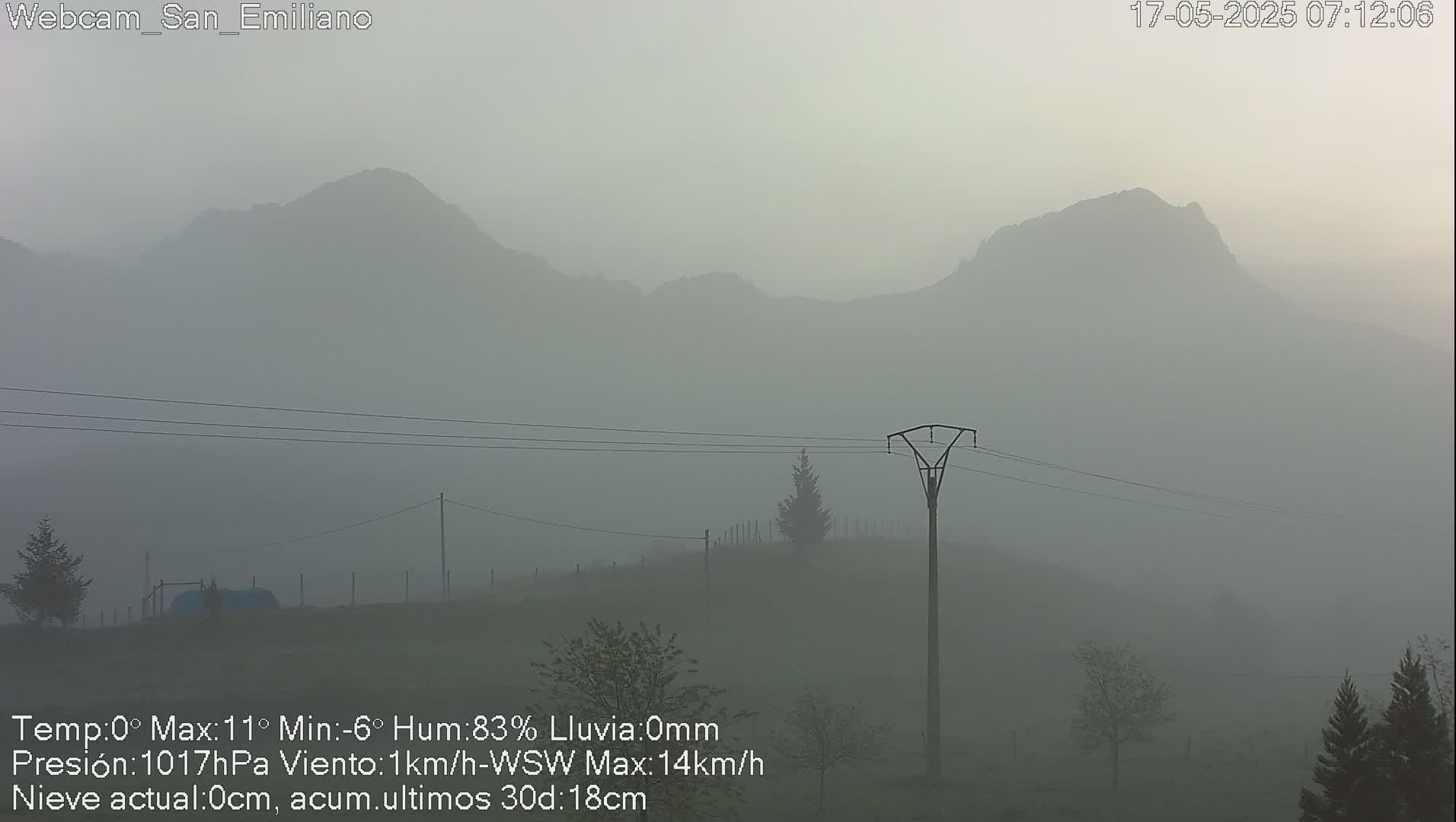 Peña Ubiña (Ubina Mount Peaks) From Babia  Panaromic Live Cam - León, Castile&Leon, Spain