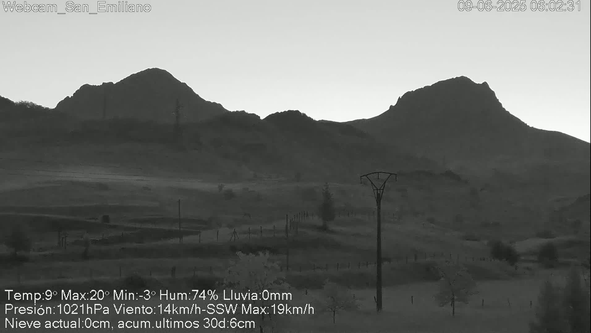 Peña Ubiña (Ubina Mount Peaks) From Babia  Panaromic Live Cam - León, Castile&Leon, Spain