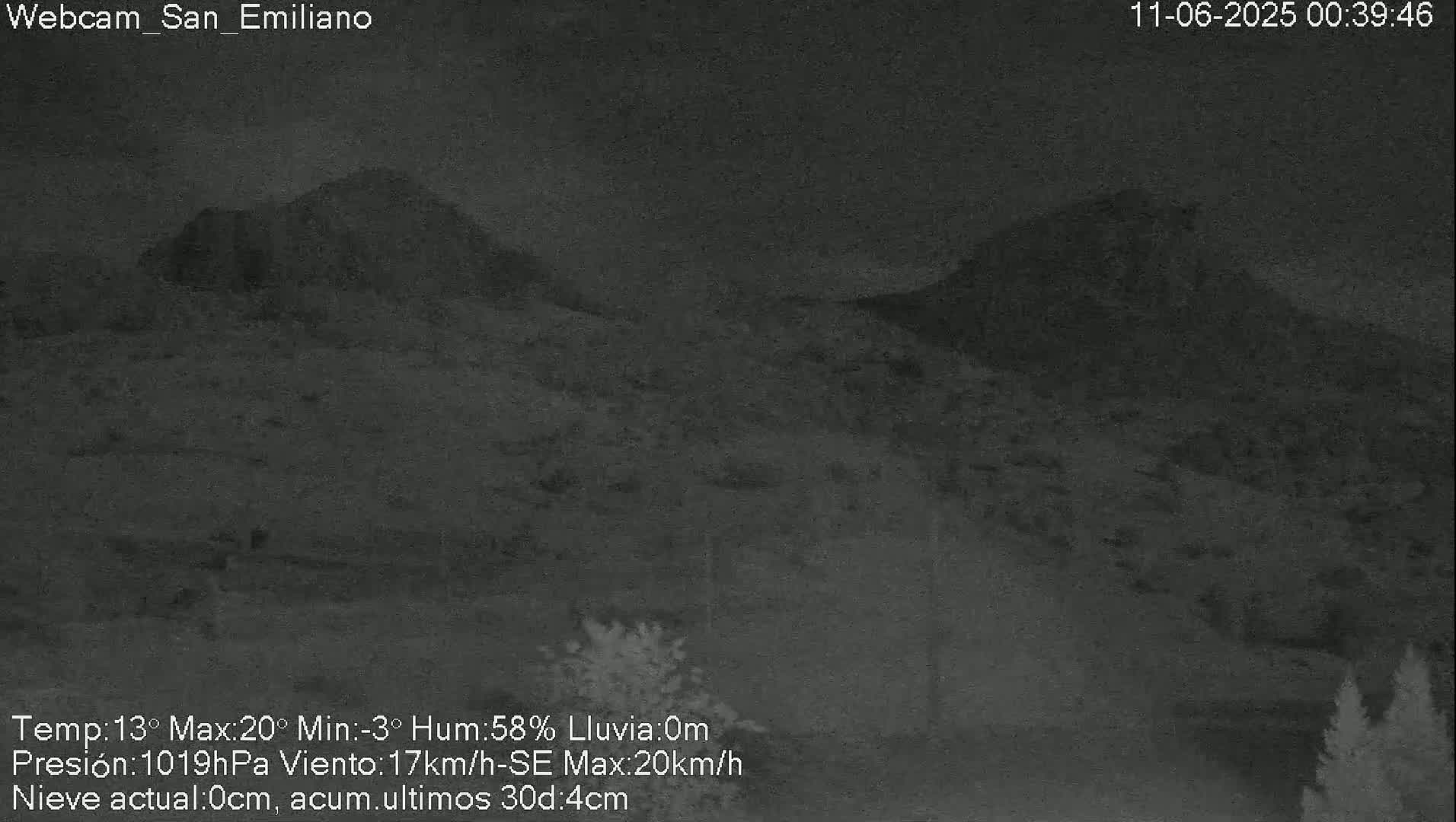 Peña Ubiña (Ubina Mount Peaks) From Babia  Panaromic Live Cam - León, Castile&Leon, Spain