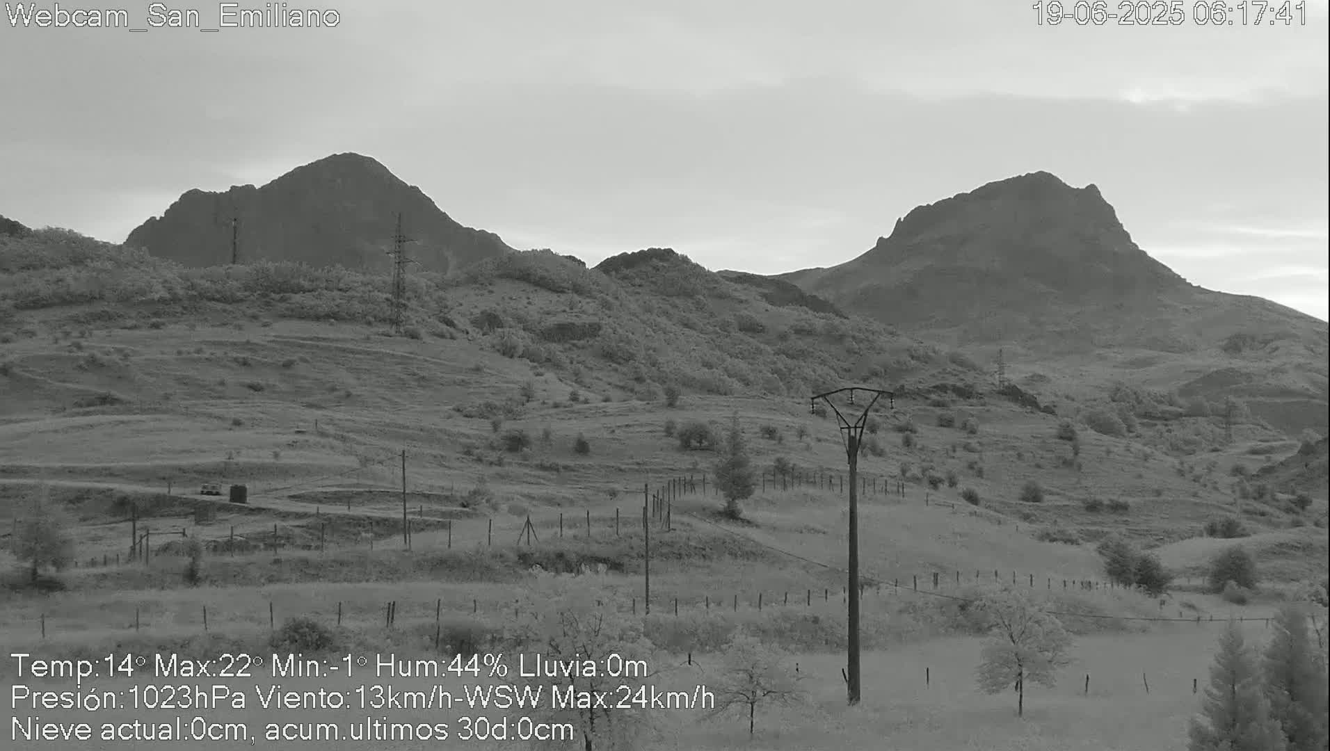 Peña Ubiña (Ubina Mount Peaks) From Babia  Panaromic Live Cam - León, Castile&Leon, Spain