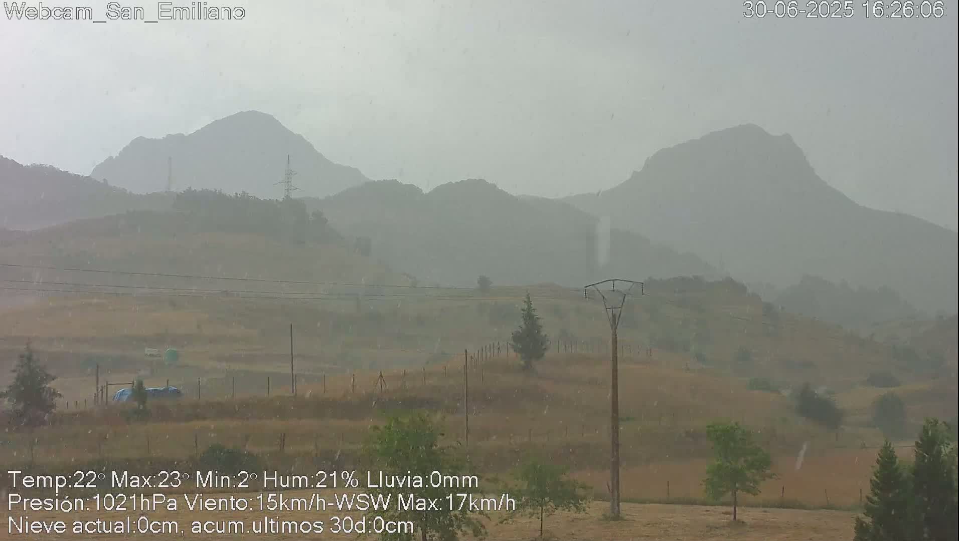 Peña Ubiña (Ubina Mount Peaks) From Babia  Panaromic Live Cam - León, Castile&Leon, Spain