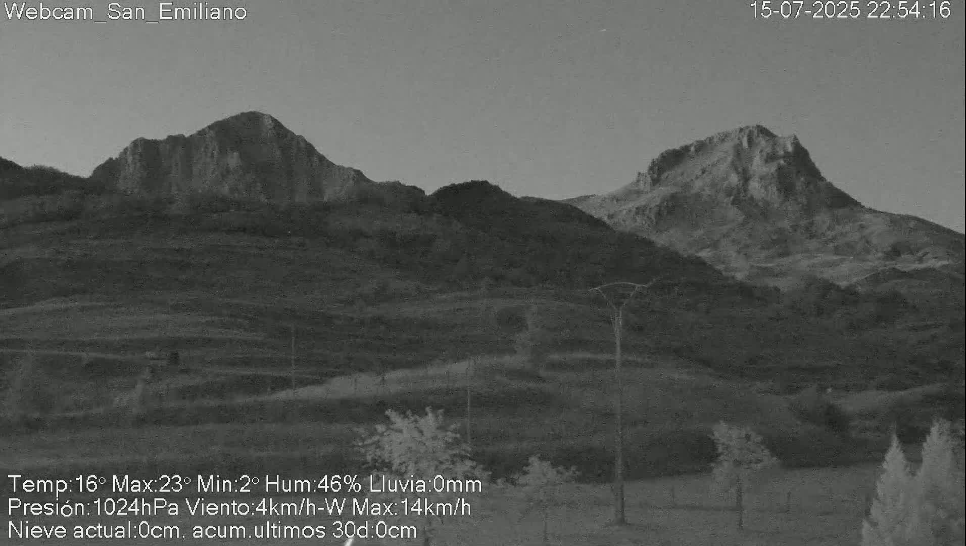 Peña Ubiña (Ubina Mount Peaks) From Babia  Panaromic Live Cam - León, Castile&Leon, Spain