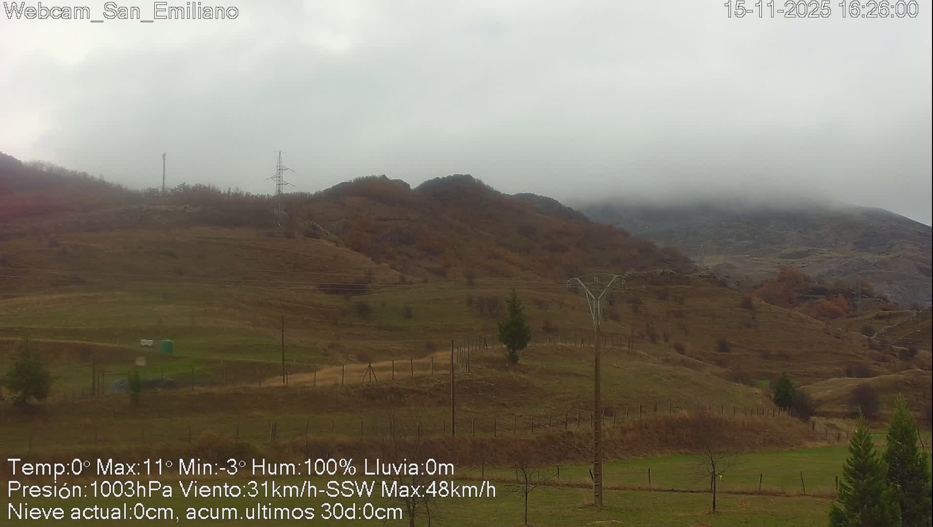 Peña Ubiña (Ubina Mount Peaks) From Babia  Panaromic Live Cam - León, Castile&Leon, Spain