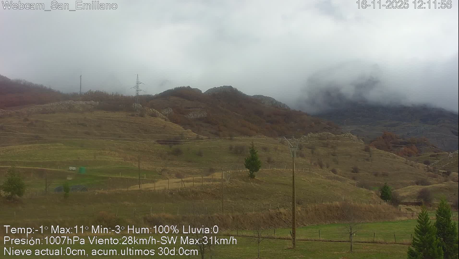 Peña Ubiña (Ubina Mount Peaks) From Babia  Panaromic Live Cam - León, Castile&Leon, Spain