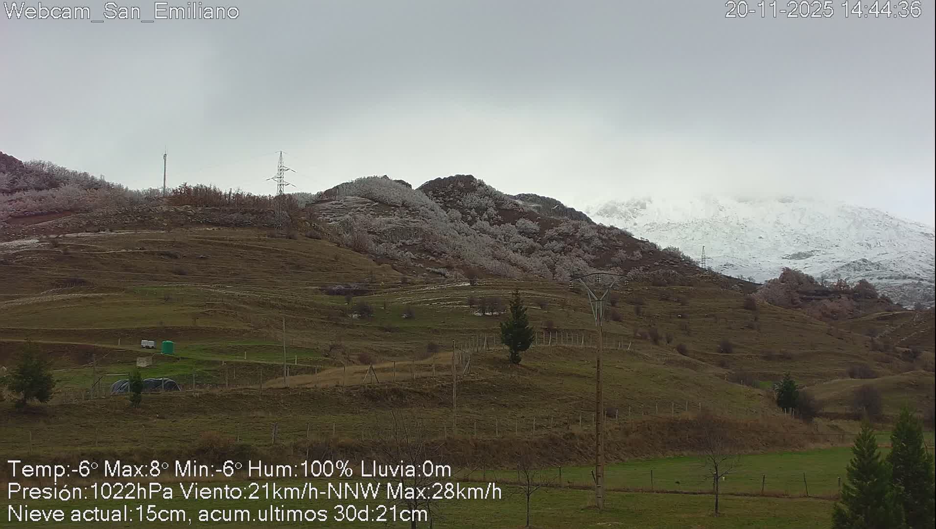 Peña Ubiña (Ubina Mount Peaks) From Babia  Panaromic Live Cam - León, Castile&Leon, Spain