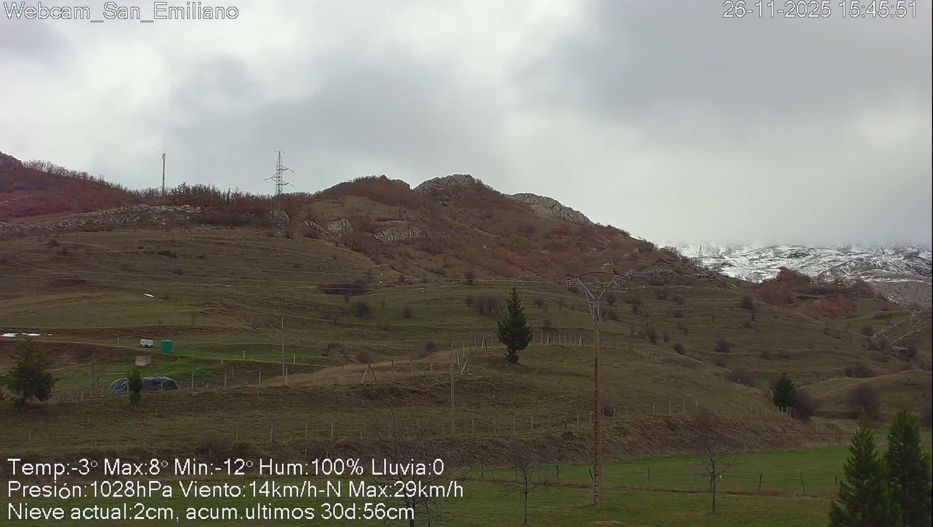 Peña Ubiña (Ubina Mount Peaks) From Babia  Panaromic Live Cam - León, Castile&Leon, Spain