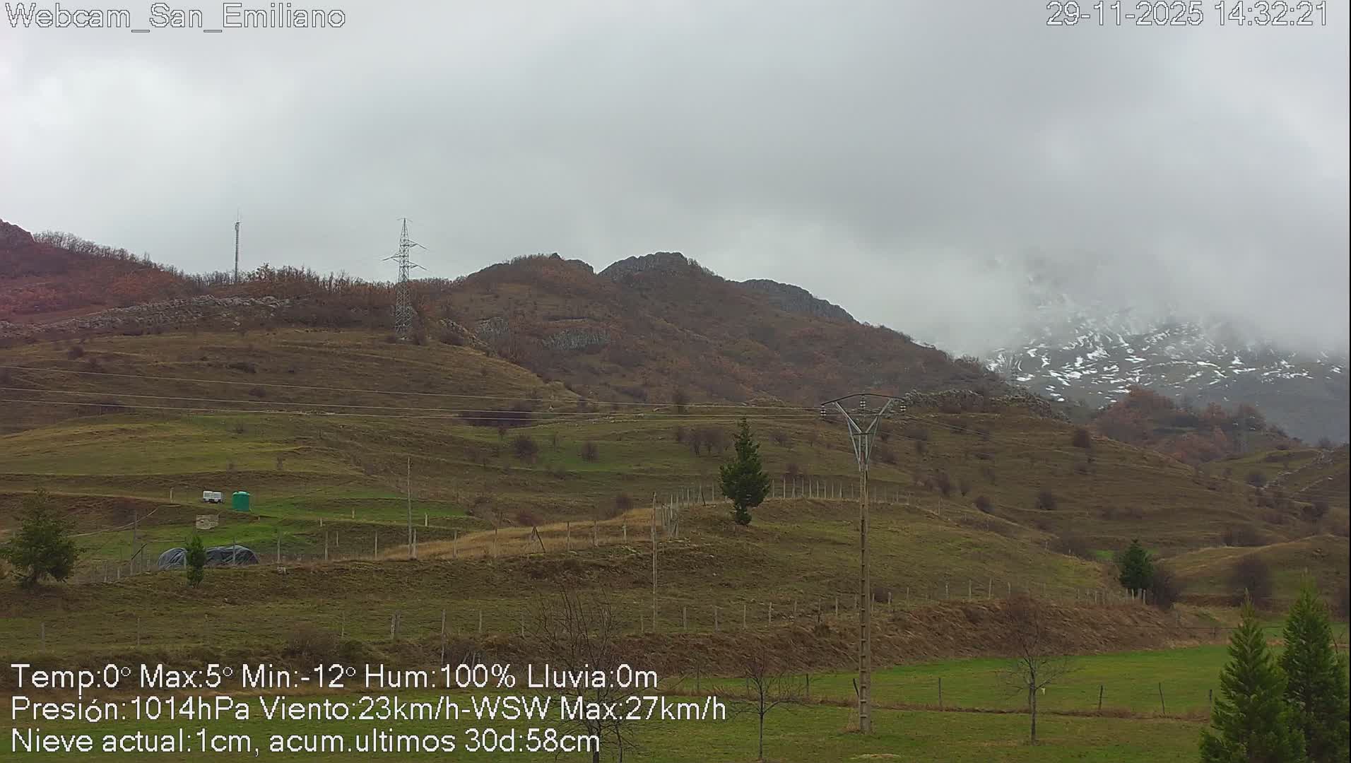 Peña Ubiña (Ubina Mount Peaks) From Babia  Panaromic Live Cam - León, Castile&Leon, Spain