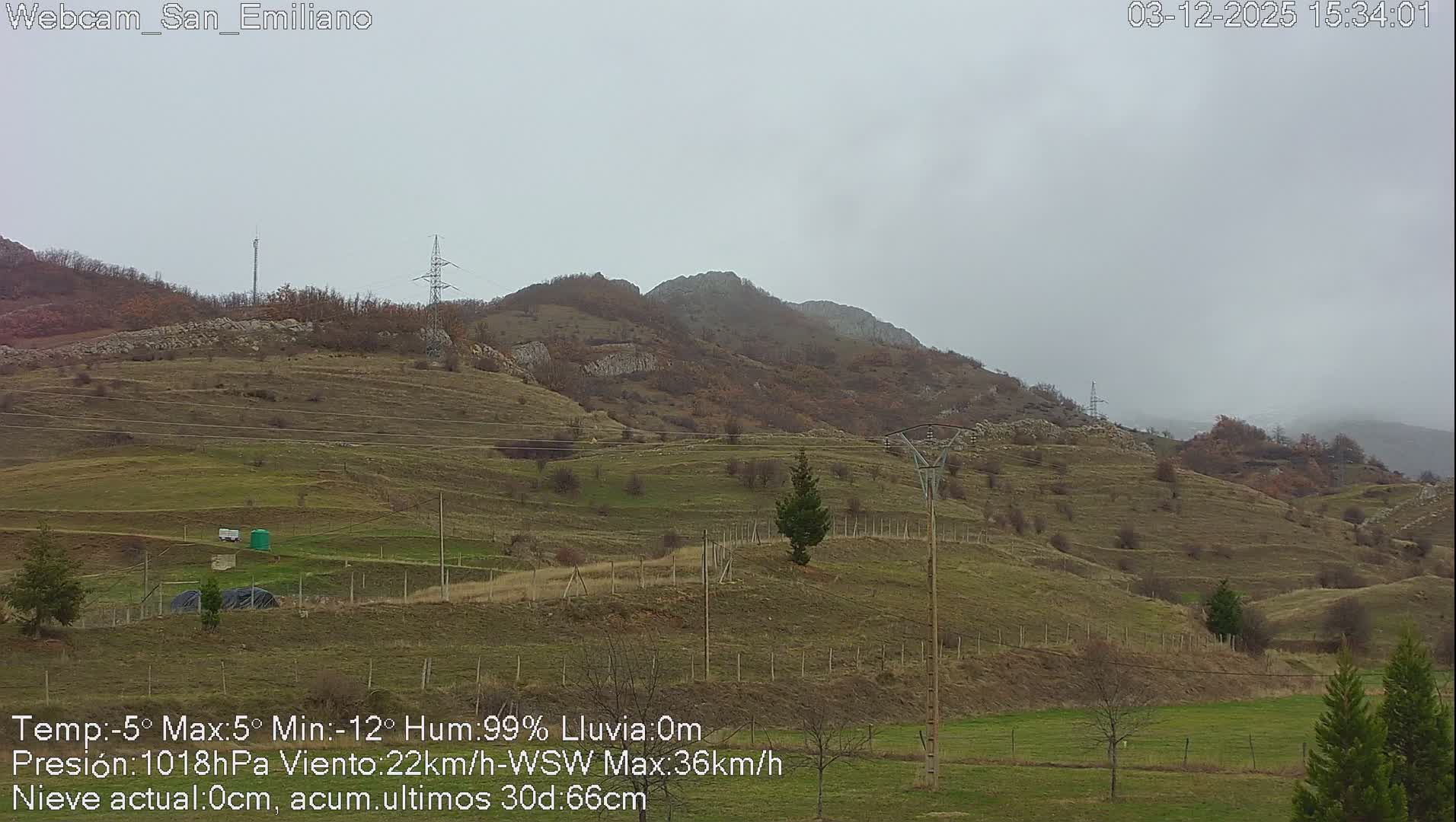 Peña Ubiña (Ubina Mount Peaks) From Babia  Panaromic Live Cam - León, Castile&Leon, Spain
