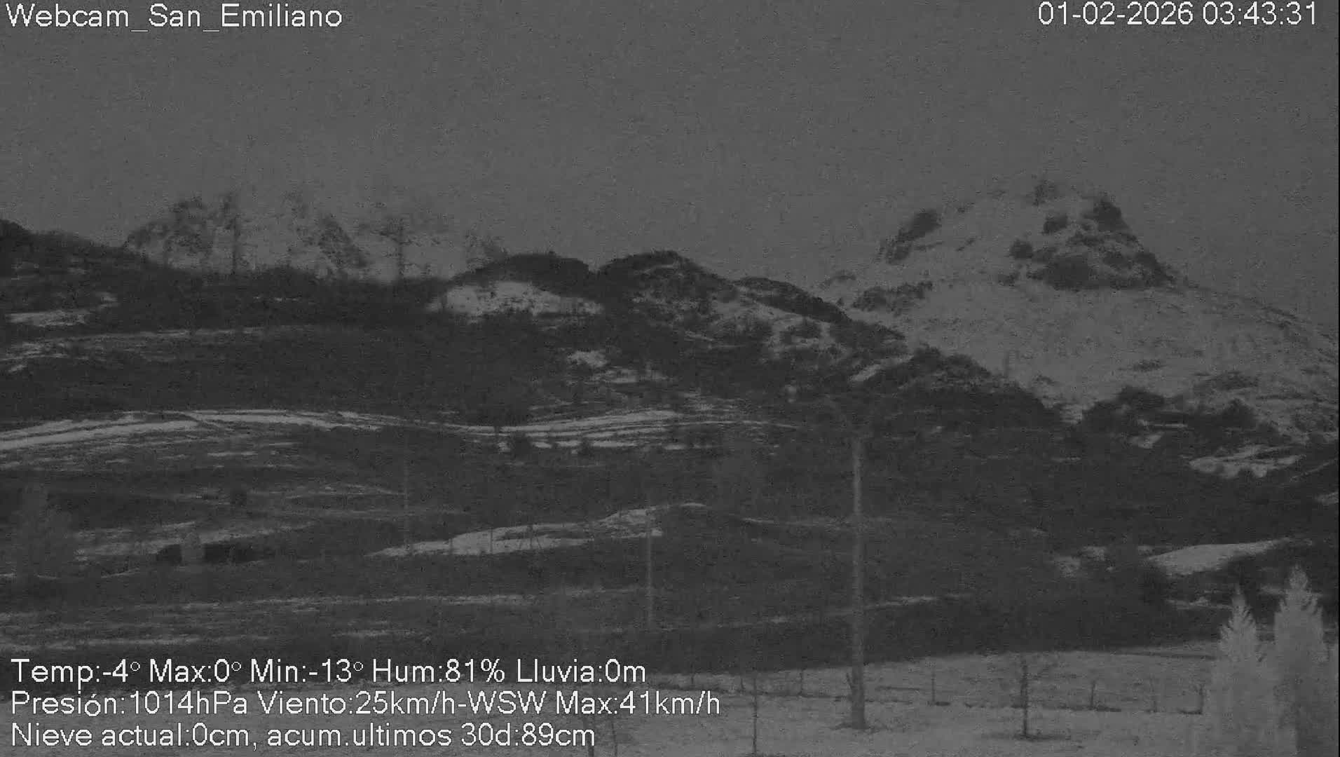 Peña Ubiña (Ubina Mount Peaks) From Babia  Panaromic Live Cam - León, Castile&Leon, Spain