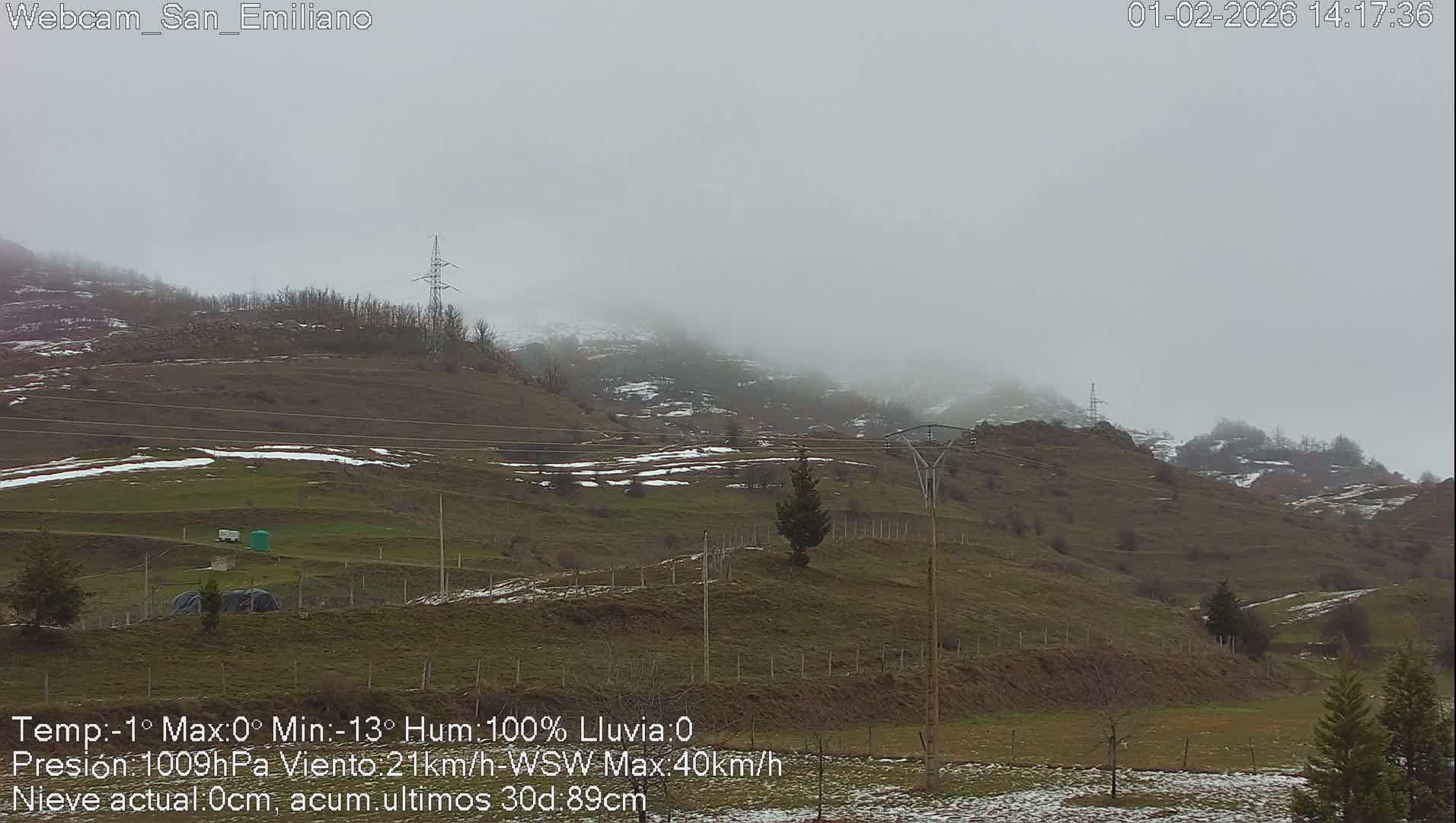 Peña Ubiña (Ubina Mount Peaks) From Babia  Panaromic Live Cam - León, Castile&Leon, Spain