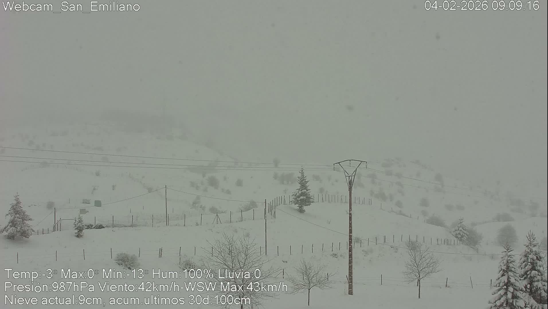 Peña Ubiña (Ubina Mount Peaks) From Babia  Panaromic Live Cam - León, Castile&Leon, Spain