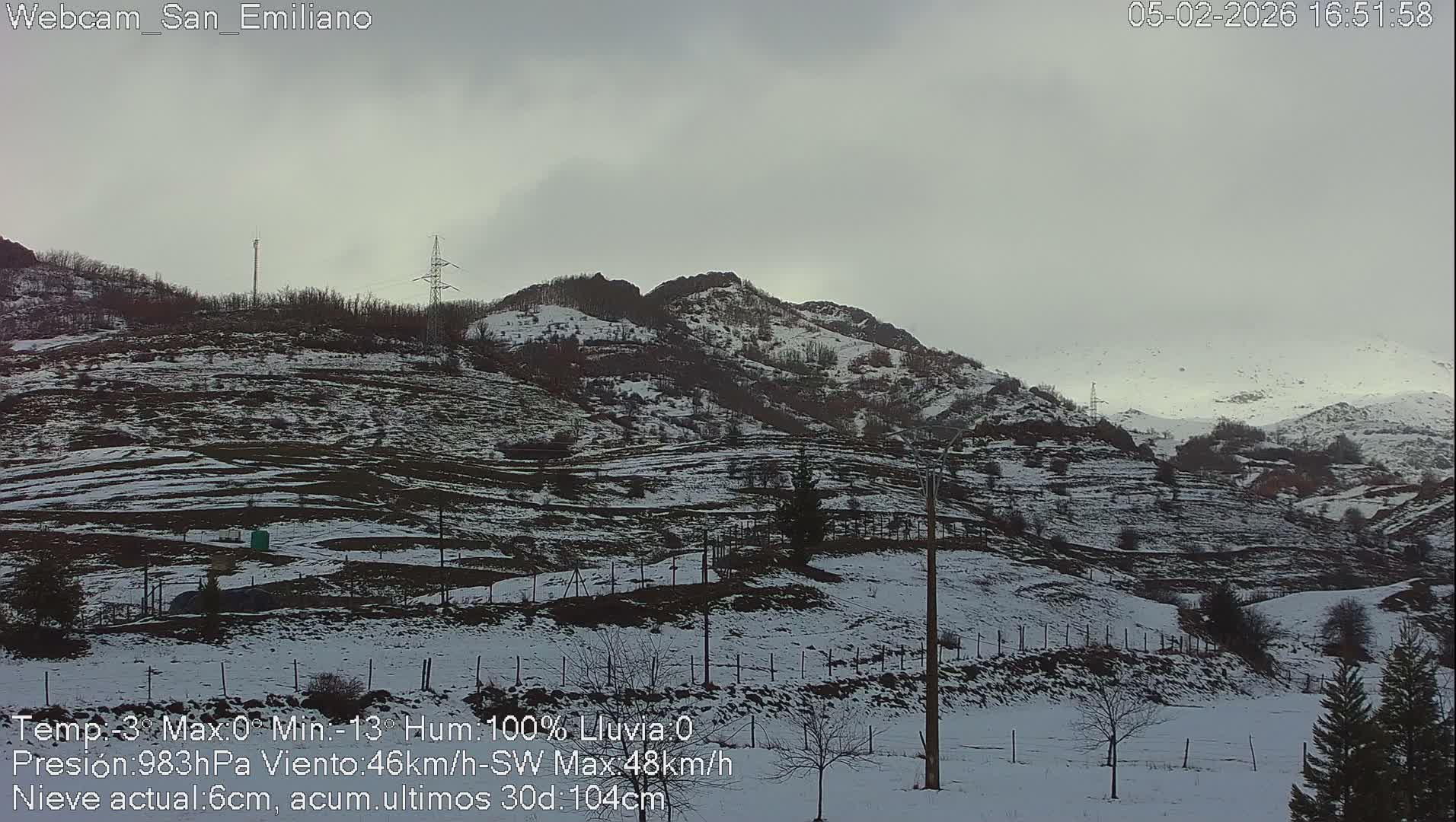 Peña Ubiña (Ubina Mount Peaks) From Babia  Panaromic Live Cam - León, Castile&Leon, Spain