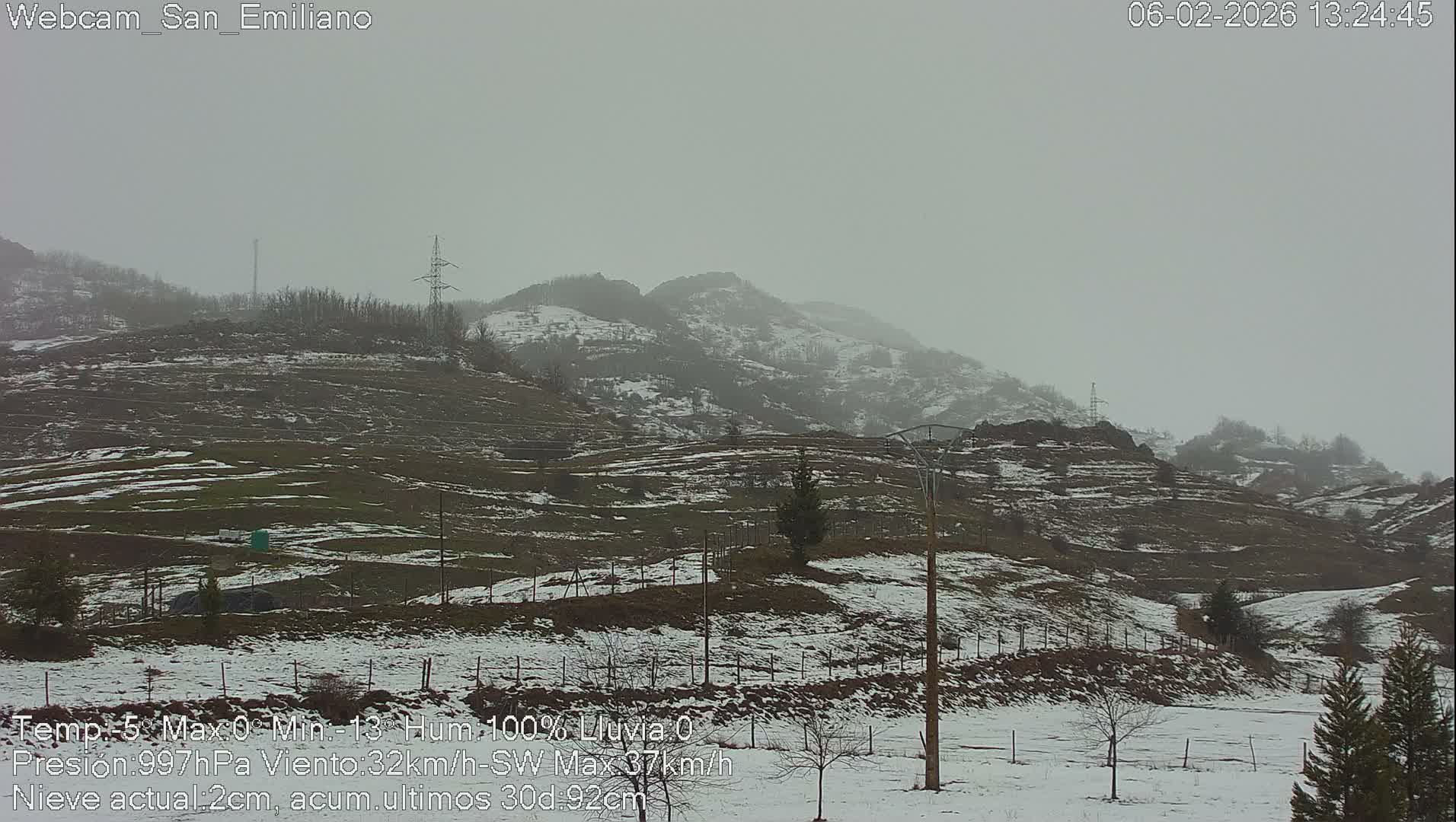 Peña Ubiña (Ubina Mount Peaks) From Babia  Panaromic Live Cam - León, Castile&Leon, Spain