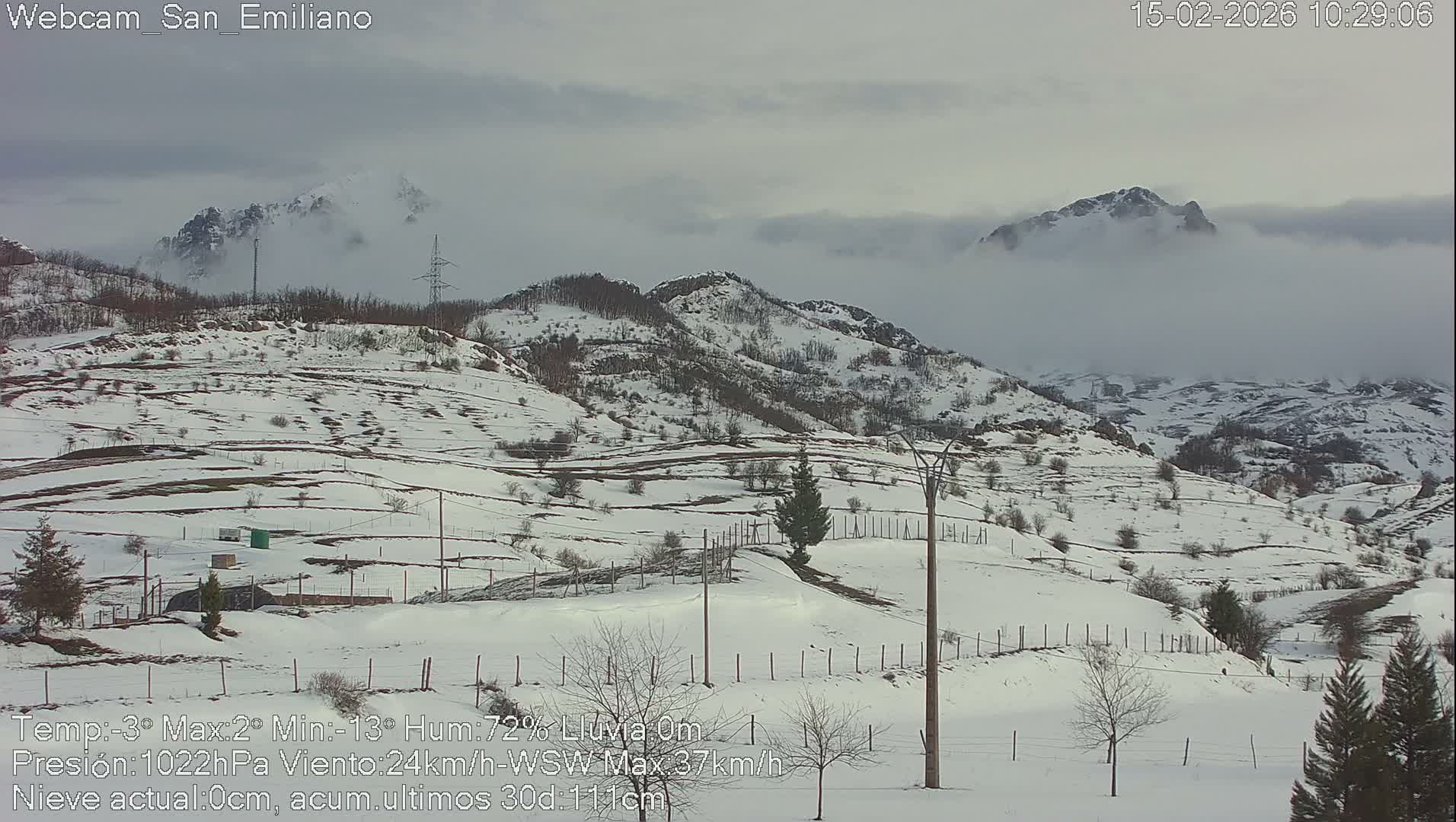 Peña Ubiña (Ubina Mount Peaks) From Babia  Panaromic Live Cam - León, Castile&Leon, Spain
