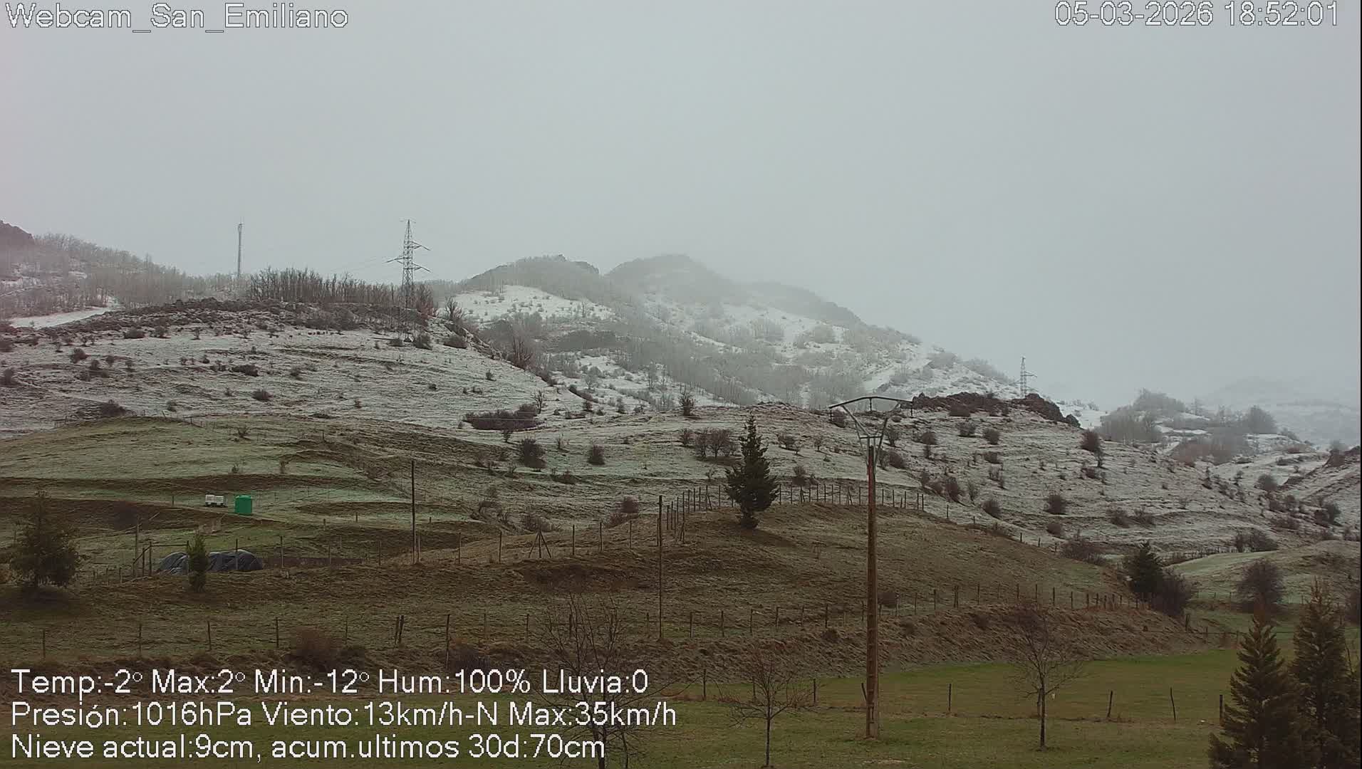 Peña Ubiña (Ubina Mount Peaks) From Babia  Panaromic Live Cam - León, Castile&Leon, Spain