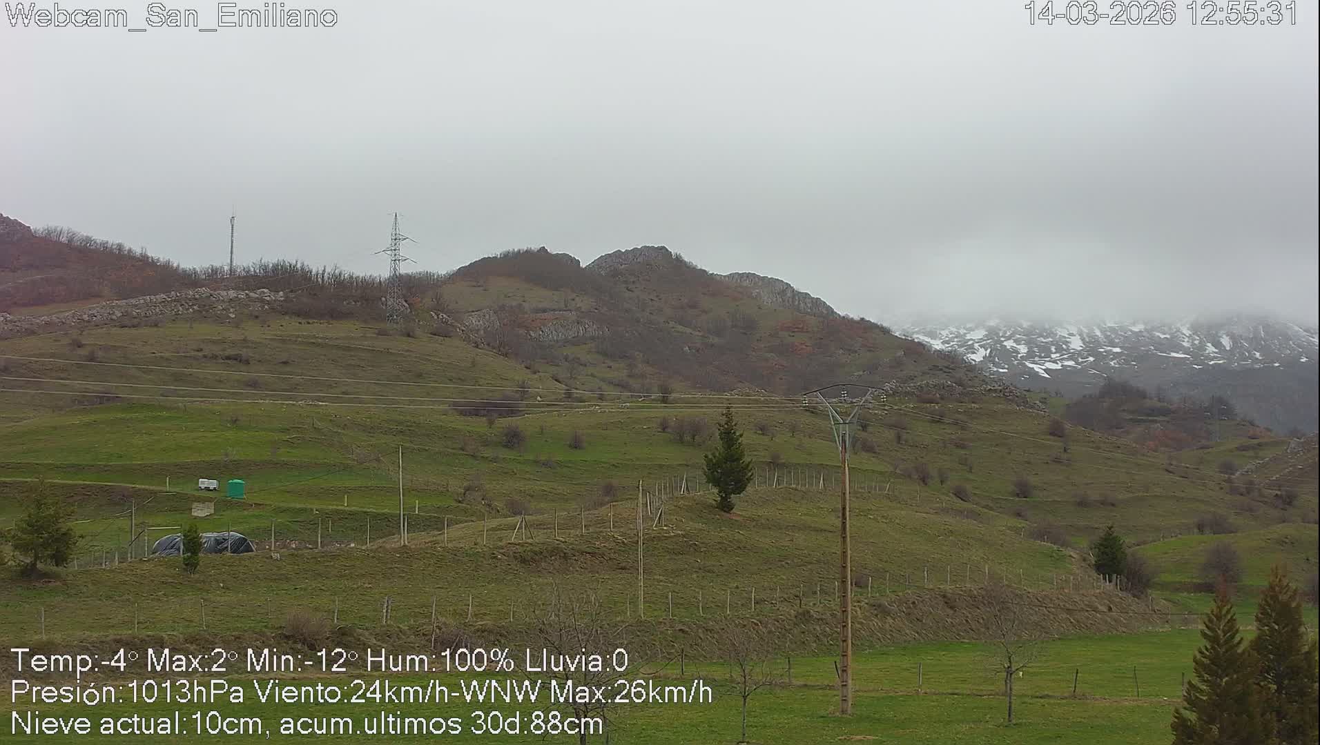Peña Ubiña (Ubina Mount Peaks) From Babia  Panaromic Live Cam - León, Castile&Leon, Spain