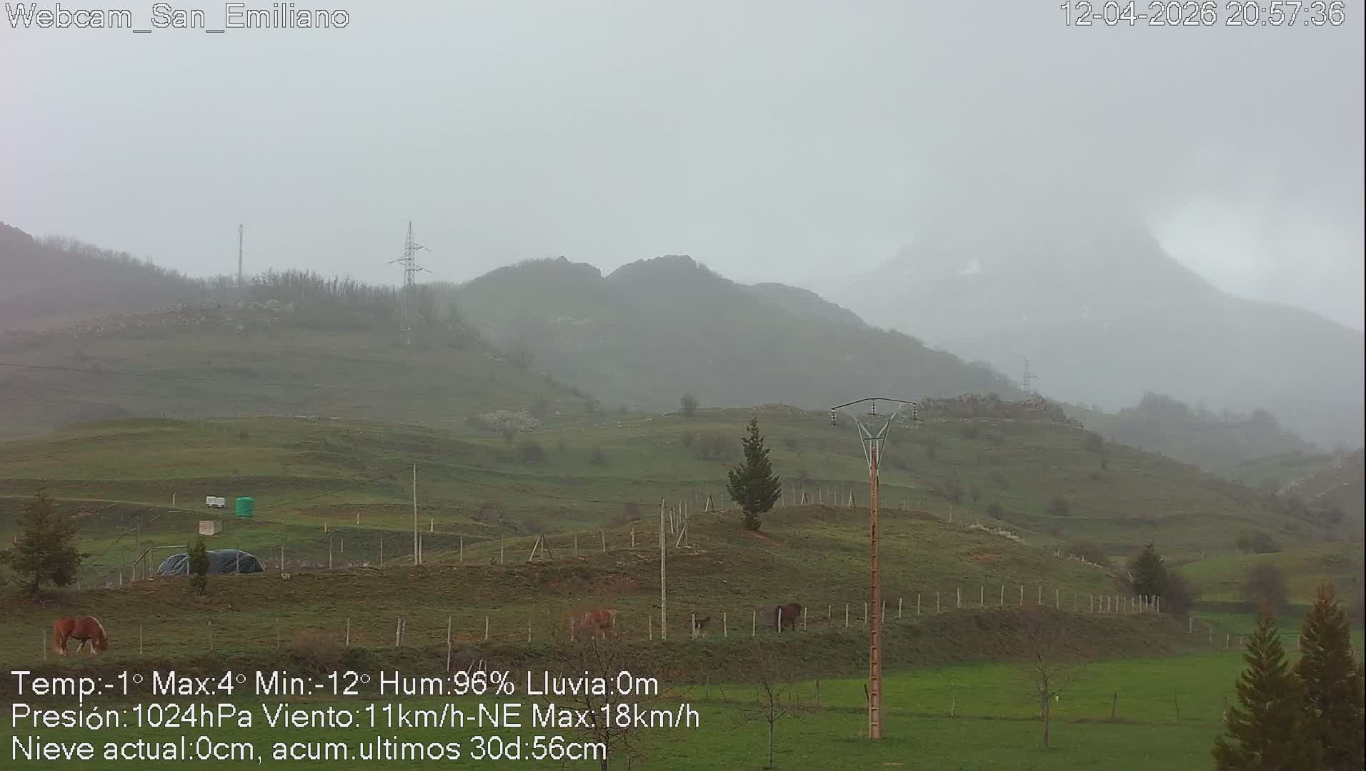 Peña Ubiña (Ubina Mount Peaks) From Babia  Panaromic Live Cam - León, Castile&Leon, Spain