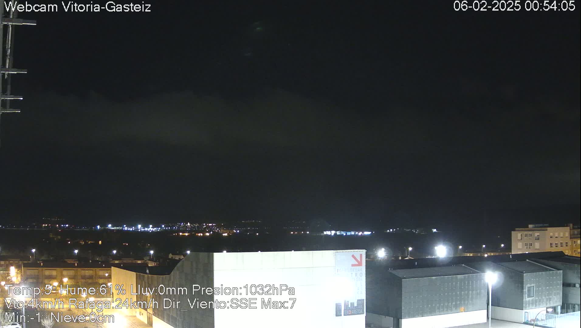  Gorbea Mount & Plain from Vitoria-Gasteiz Live Cam - Araba, Basque, Spain