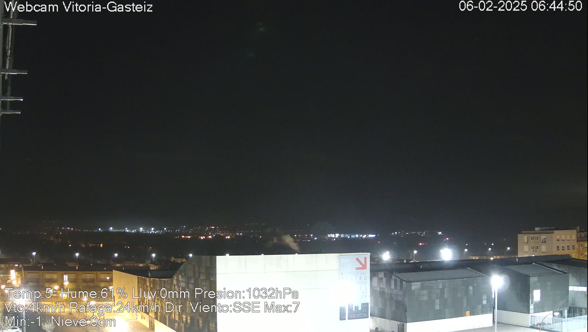  Gorbea Mount & Plain from Vitoria-Gasteiz Live Cam - Araba, Basque, Spain