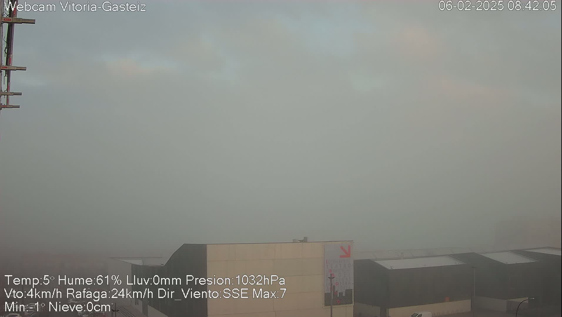  Gorbea Mount & Plain from Vitoria-Gasteiz Live Cam - Araba, Basque, Spain