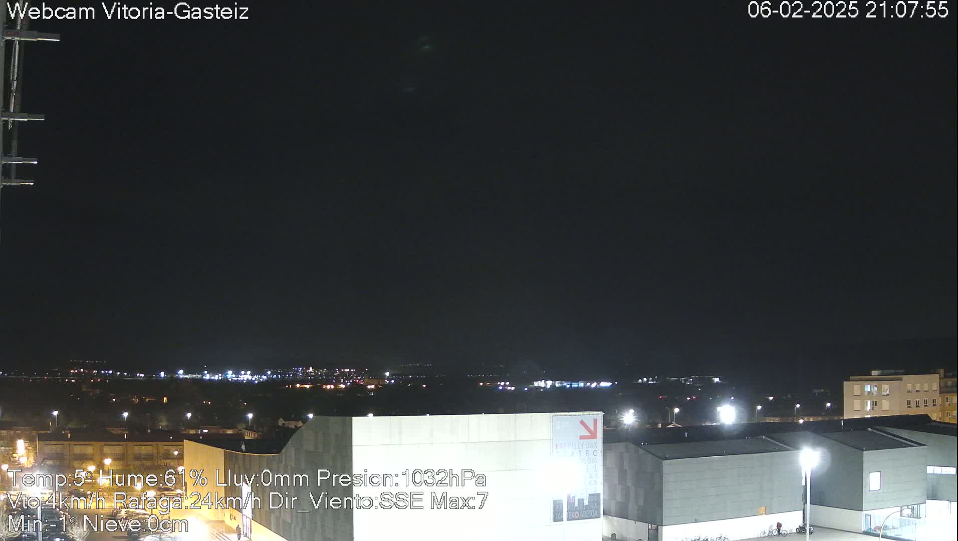  Gorbea Mount & Plain from Vitoria-Gasteiz Live Cam - Araba, Basque, Spain