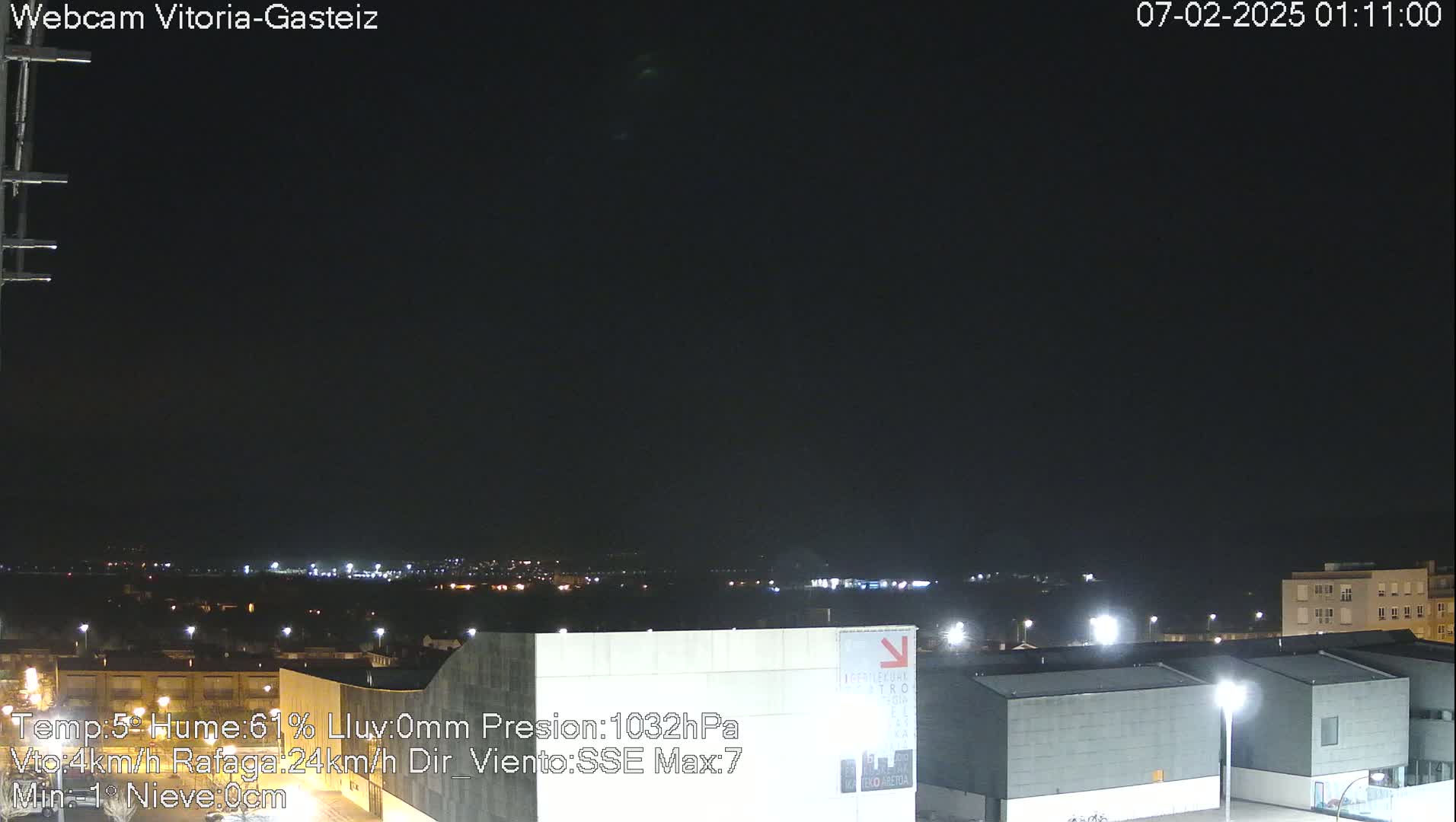  Gorbea Mount & Plain from Vitoria-Gasteiz Live Cam - Araba, Basque, Spain