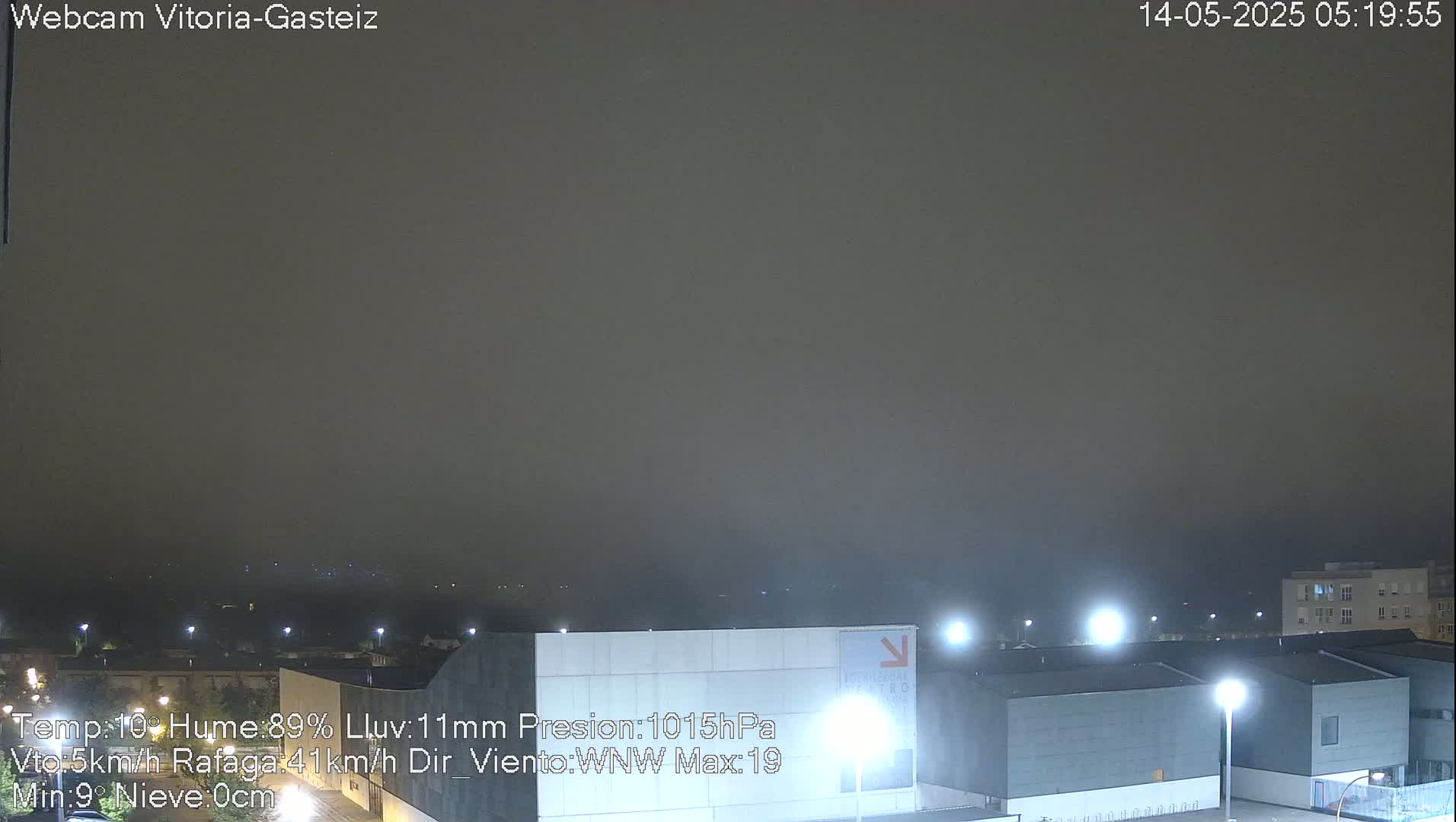 Gorbea Mount & Plain from Vitoria-Gasteiz Live Cam - Araba, Basque, Spain