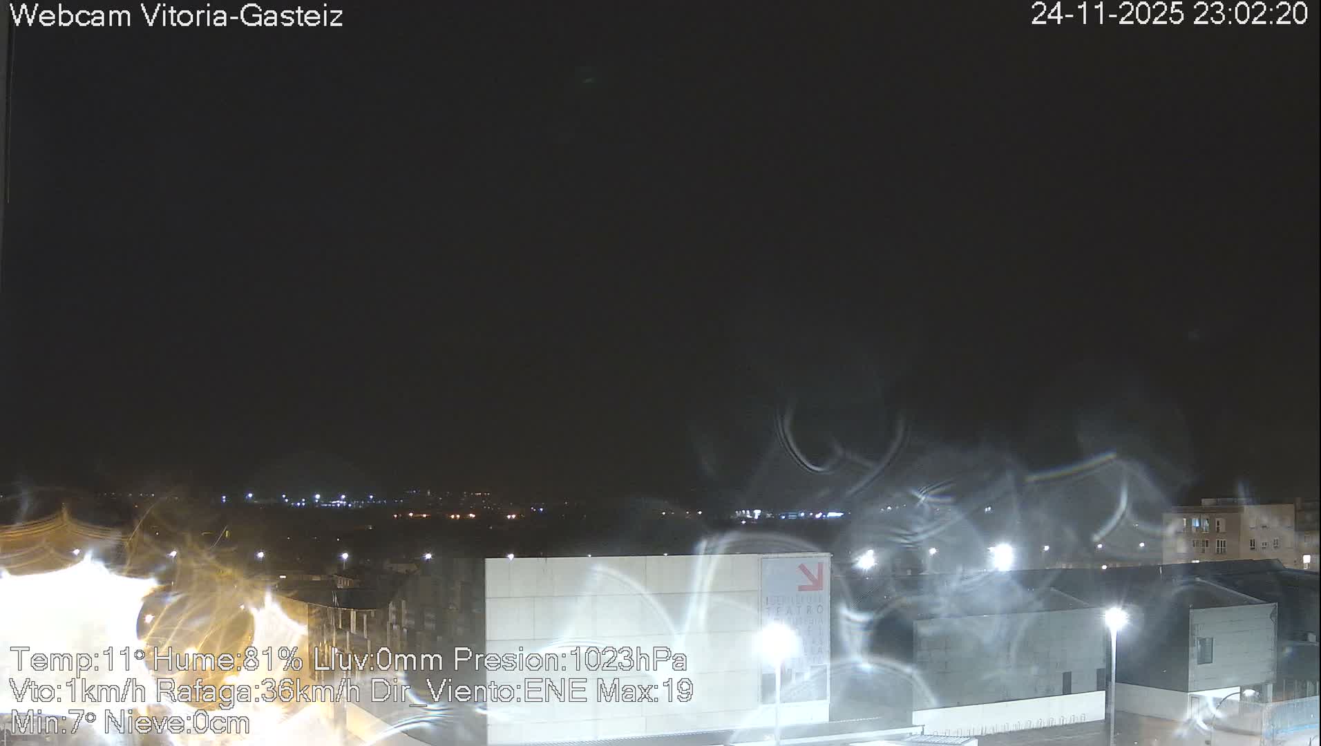 Gorbea Mount & Plain from Vitoria-Gasteiz Live Cam - Araba, Basque, Spain